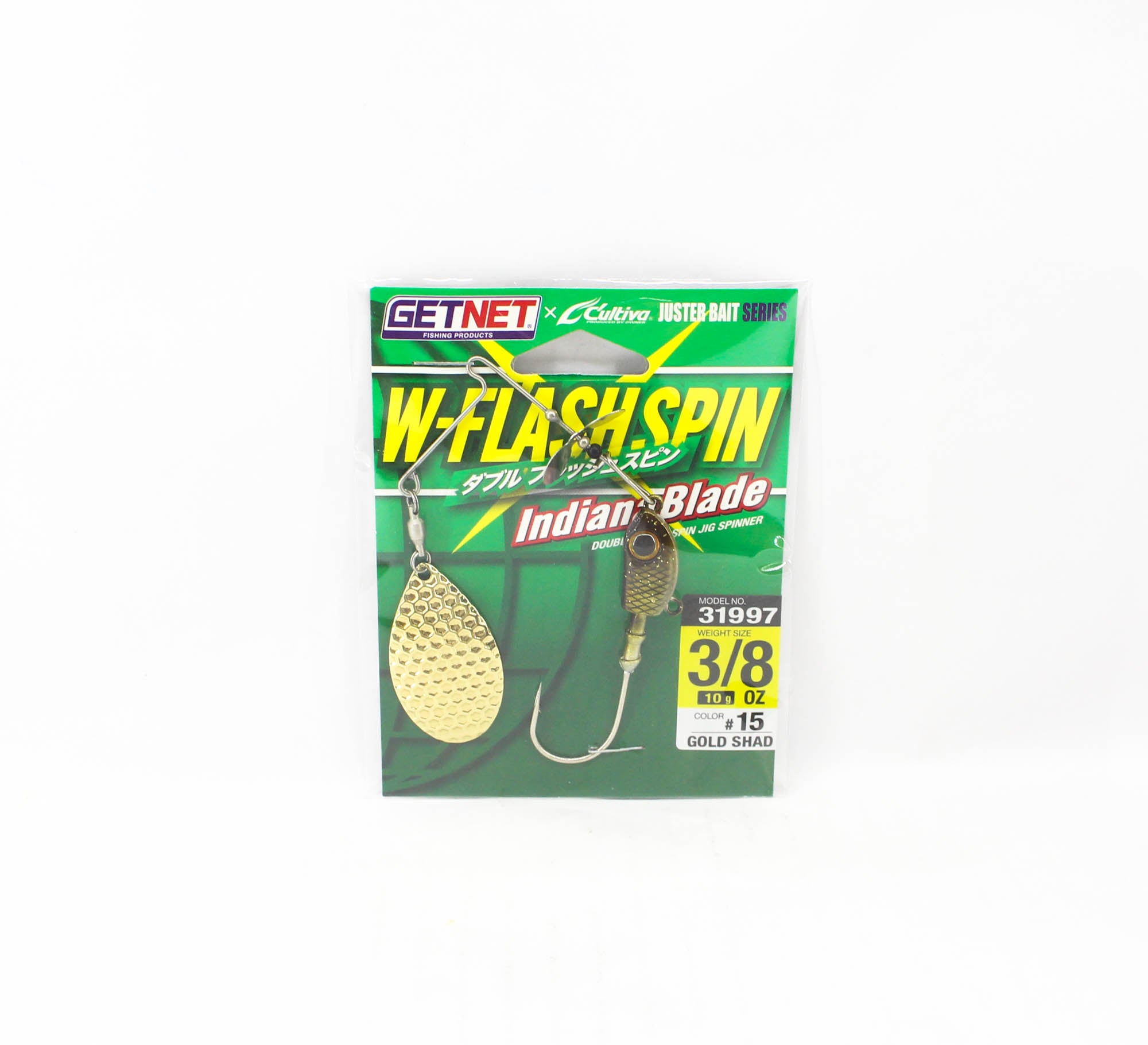 Owner WFS-11 Flash Spin Indiana Blade 3/8 Oz 2/0 (3184)