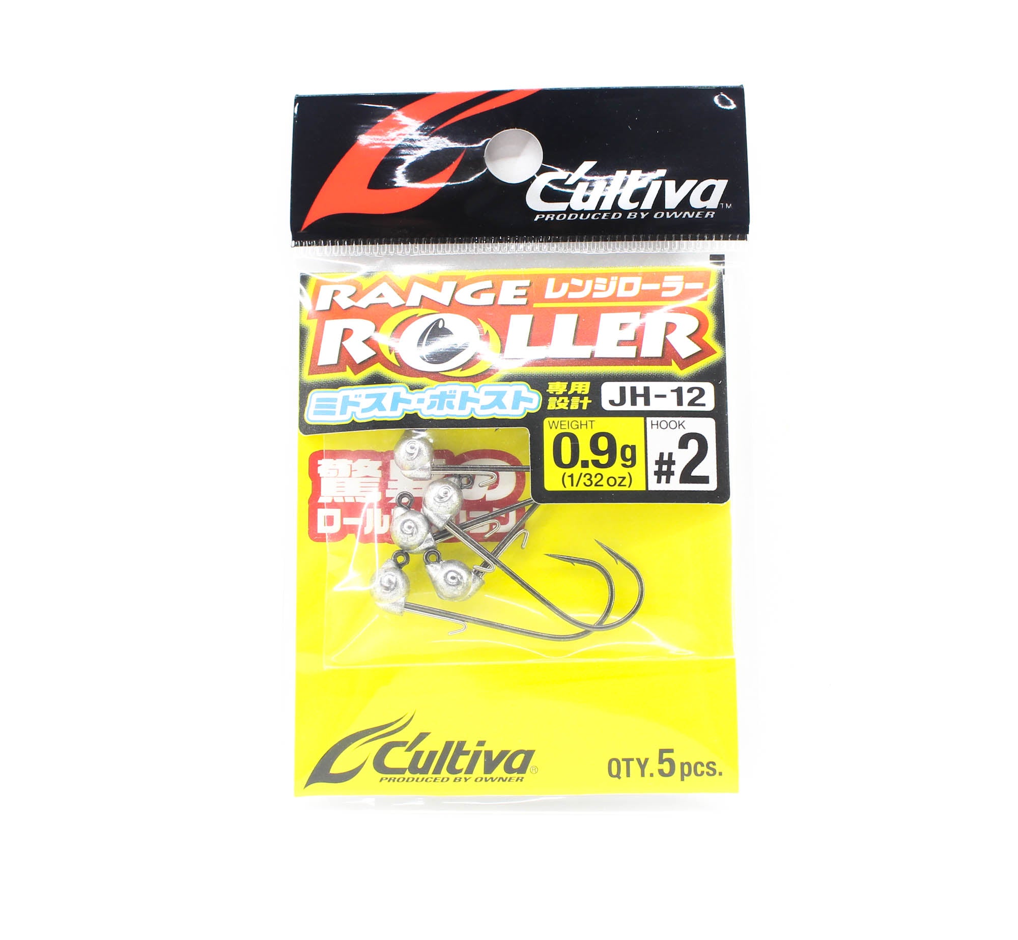 Owner JH-12 Jig Head Range Roller 0.9 gram Size 2 (1352)