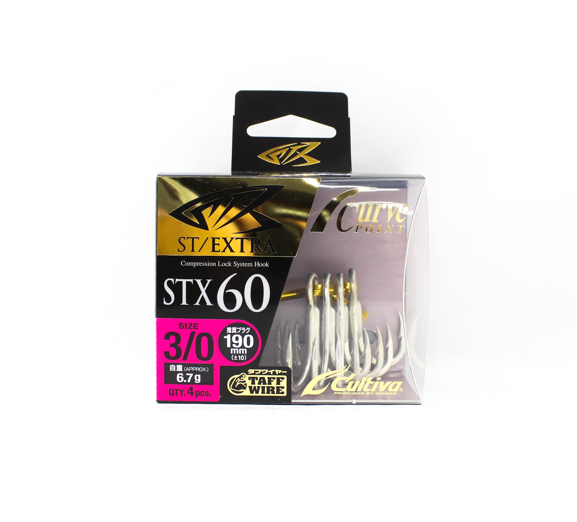 Owner STX-60 Stinger Treble Extra HD Hook Size 3/0 (6302)
