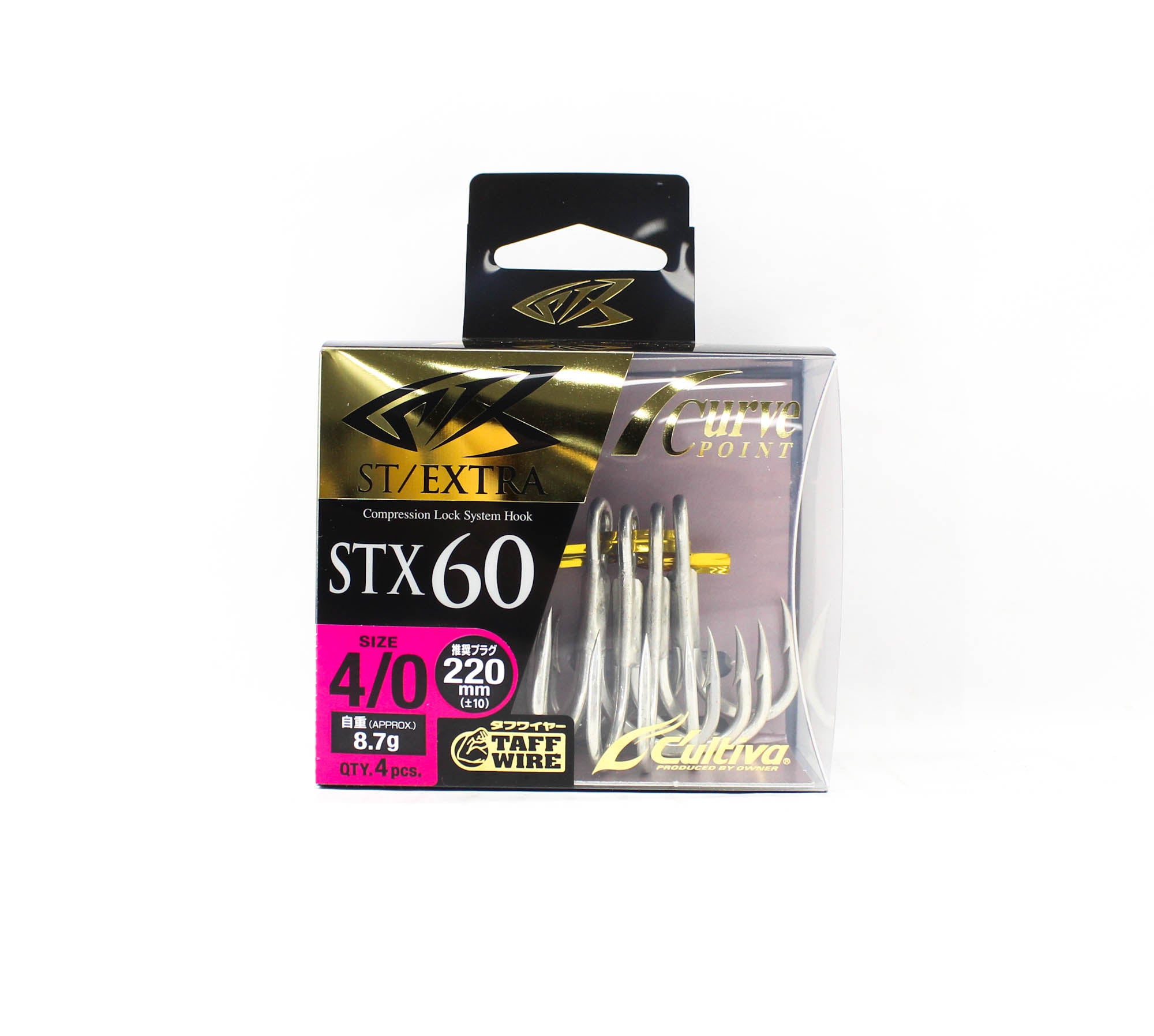 Owner STX-60 Stinger Treble Extra HD Hook Size 4/0 (6319)