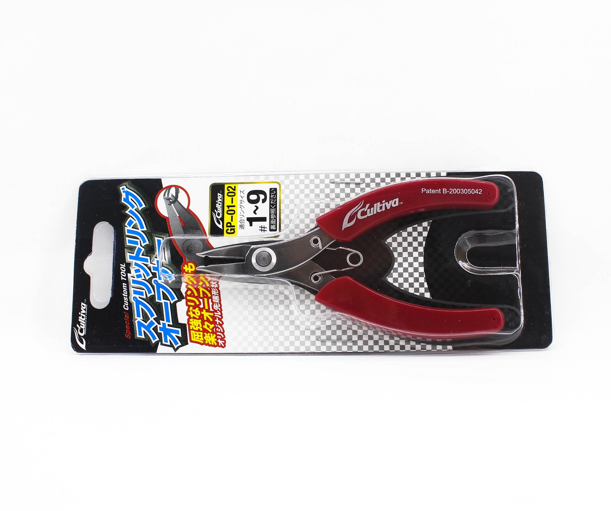 Owner Split Ring Pliers GP-01-02 Size 1-9 Red (5231)