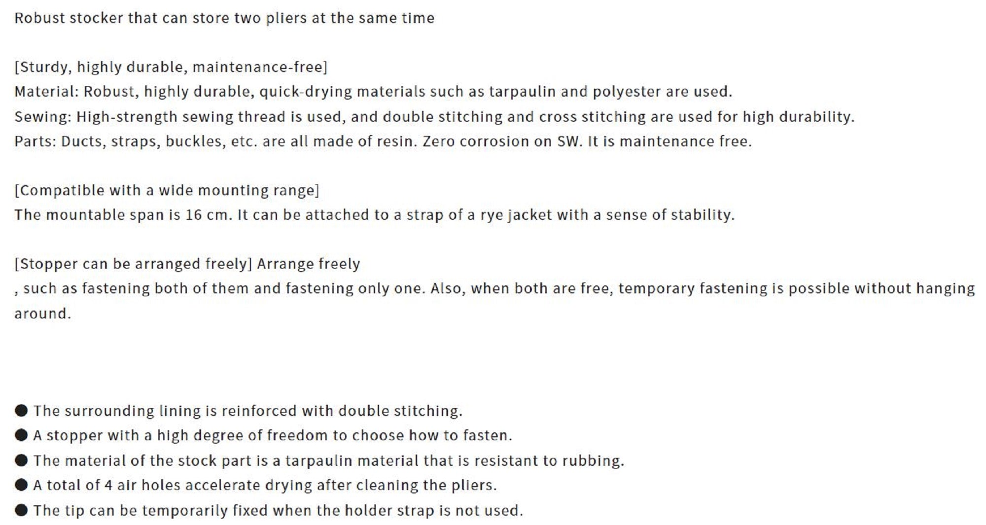 Owner Plier Sheath Tandem Cultiva (9444)