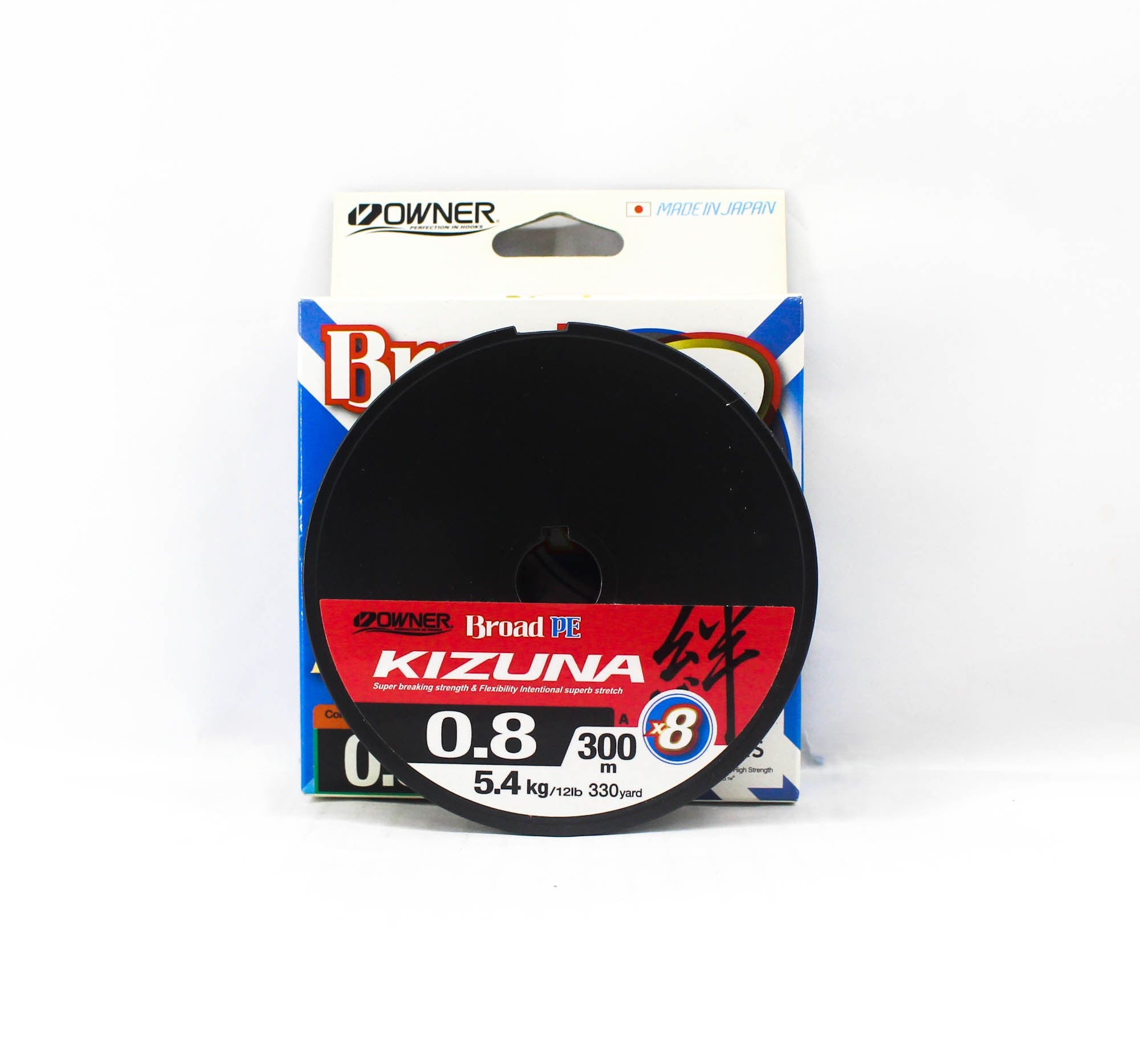 Owner P.E Line Kizuna Broad X8 300m P.E 0.8 Multi (8368)