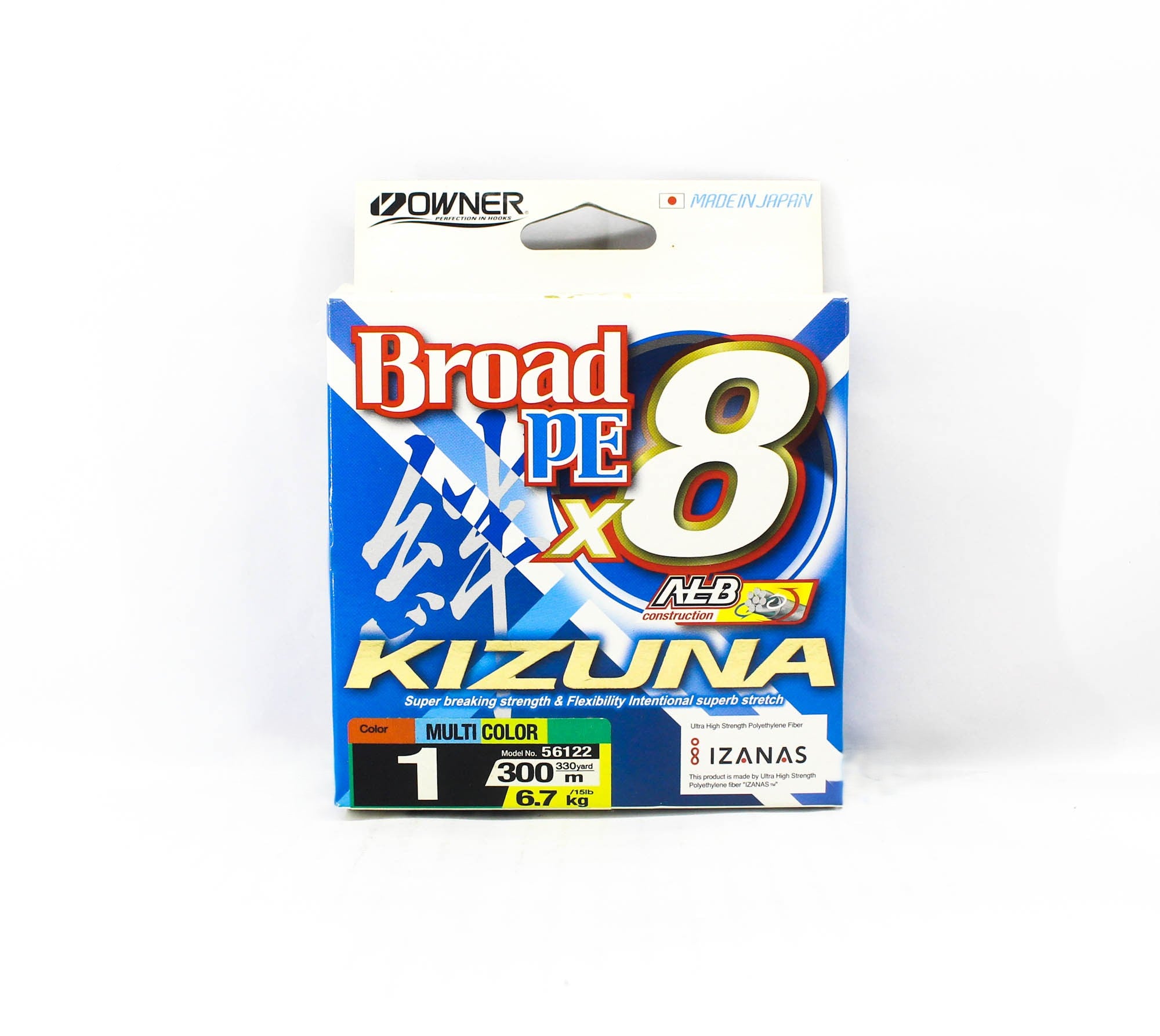 Owner P.E Line Kizuna Broad X8 300m P.E 1 Multi (8375)