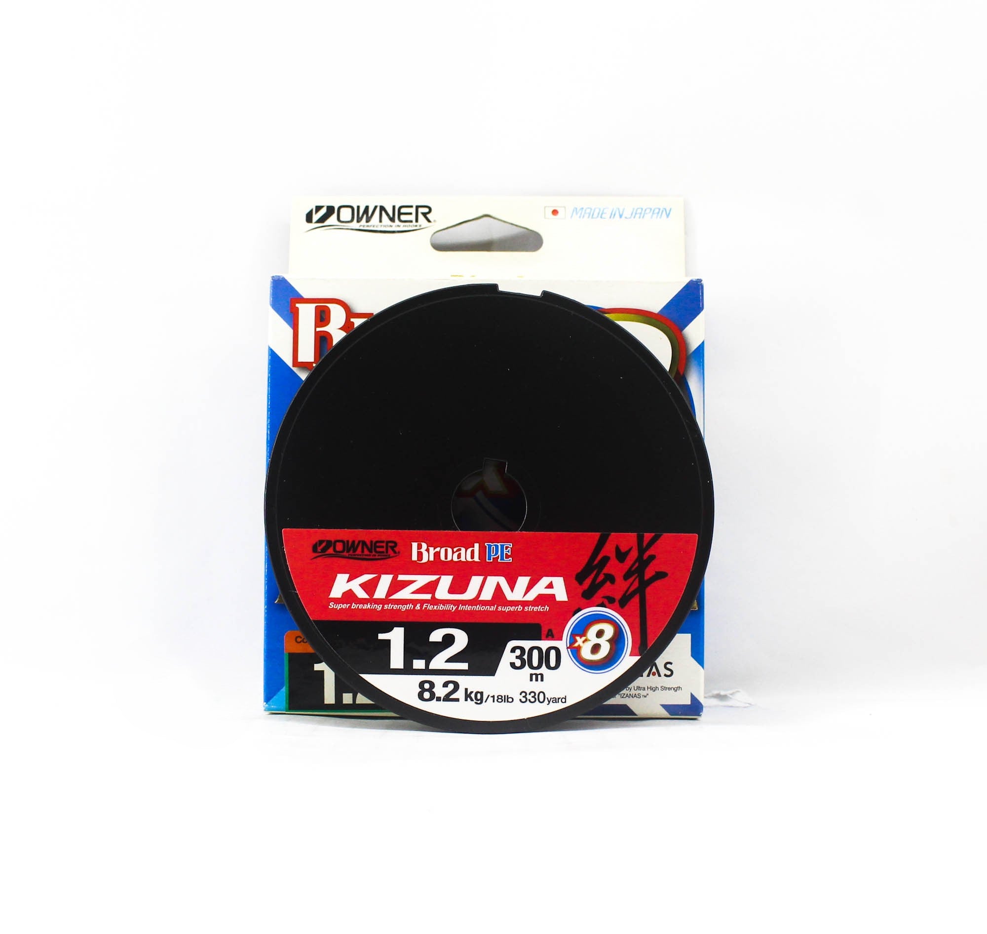 Owner P.E Line Kizuna Broad X8 300m P.E 1.2 Multi (8382)