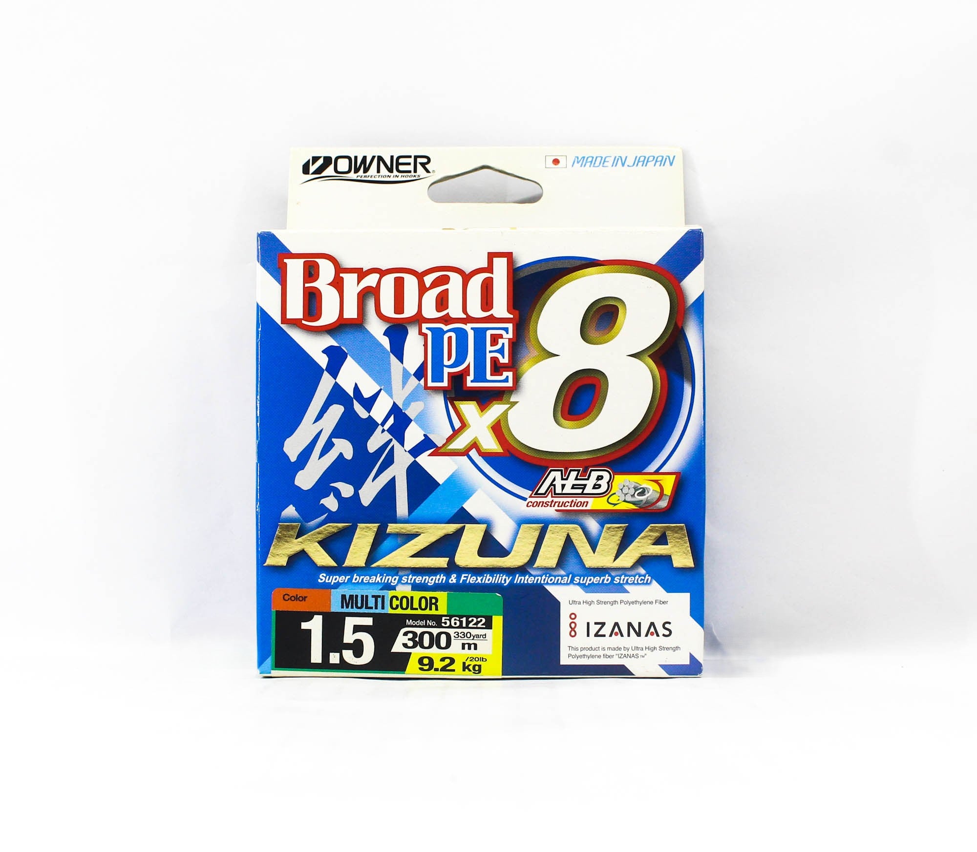 Owner P.E Line Kizuna Broad X8 300m P.E 1.5 Multi (8399)