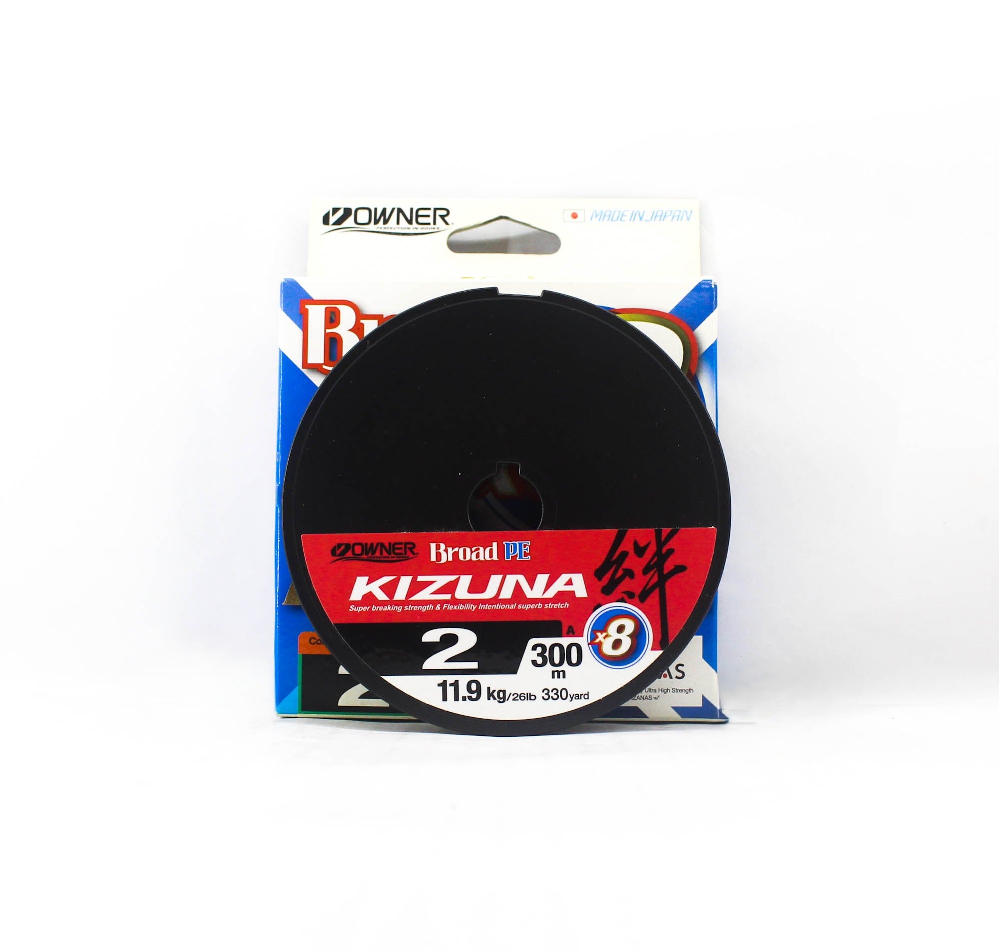 Owner P.E Line Kizuna Broad X8 300m P.E 2 Multi (8405)
