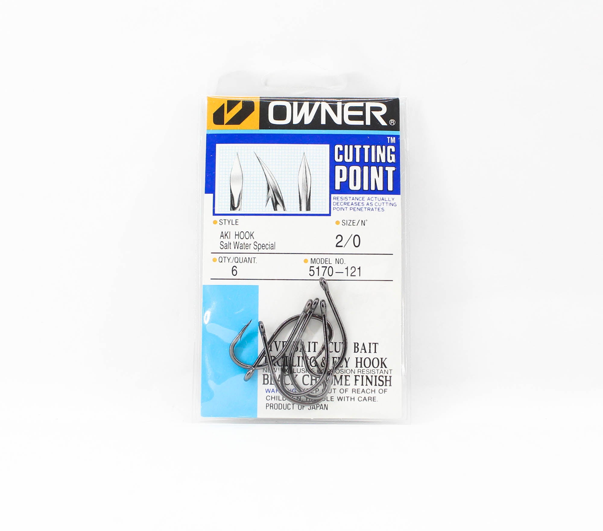 Owner 5170 Aki SW Special Hook Size 2/0 (9971)