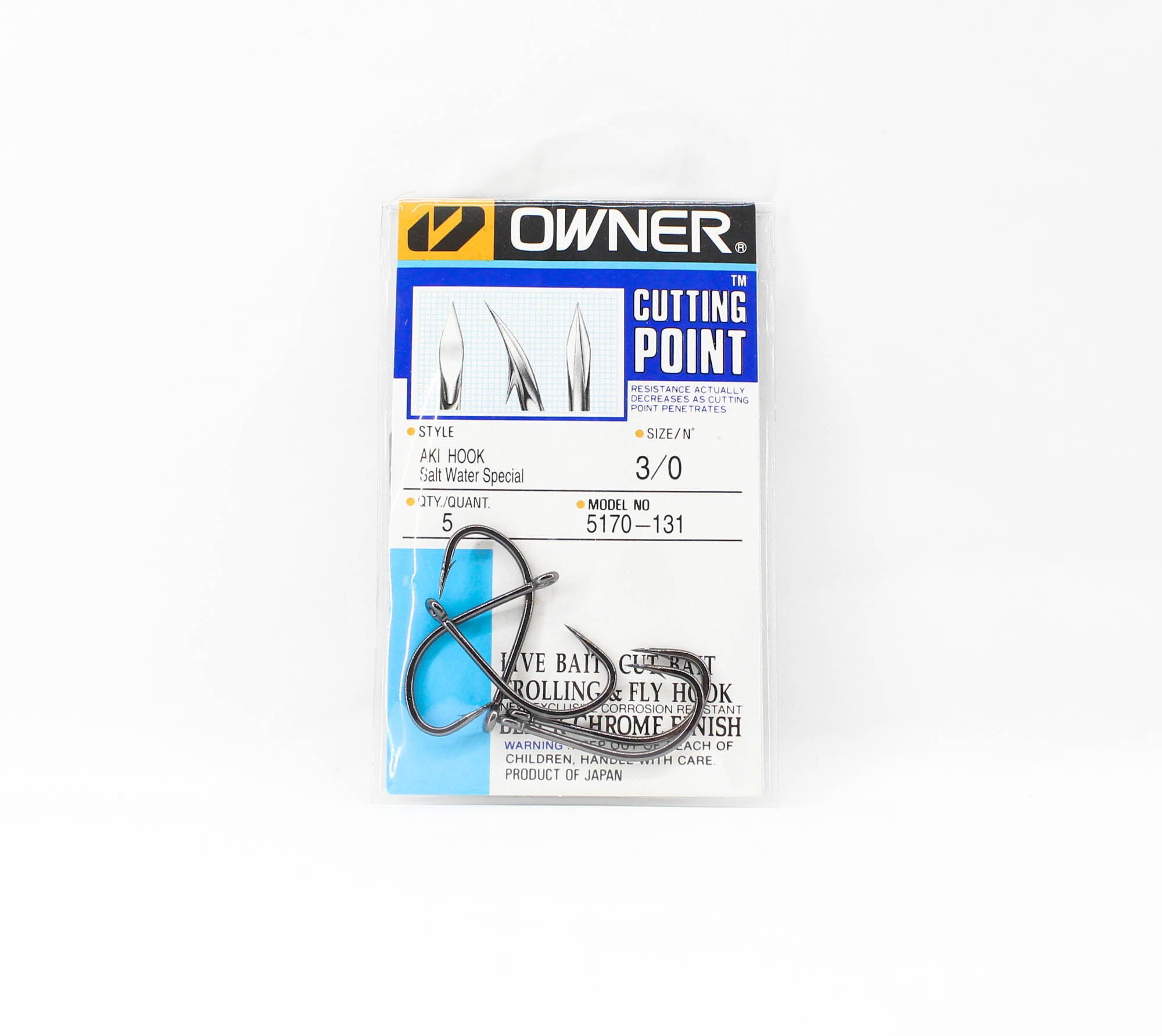 Owner 5170 Aki SW Special Hook Size 3/0 (9988)