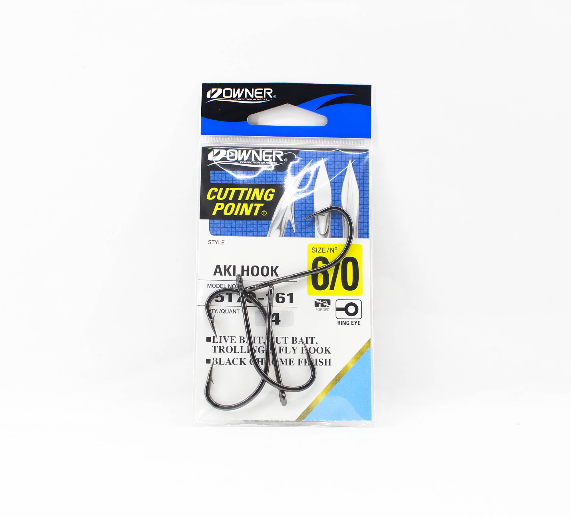 Owner 5170 Aki SW Special Hook Size 6/0 (0014)