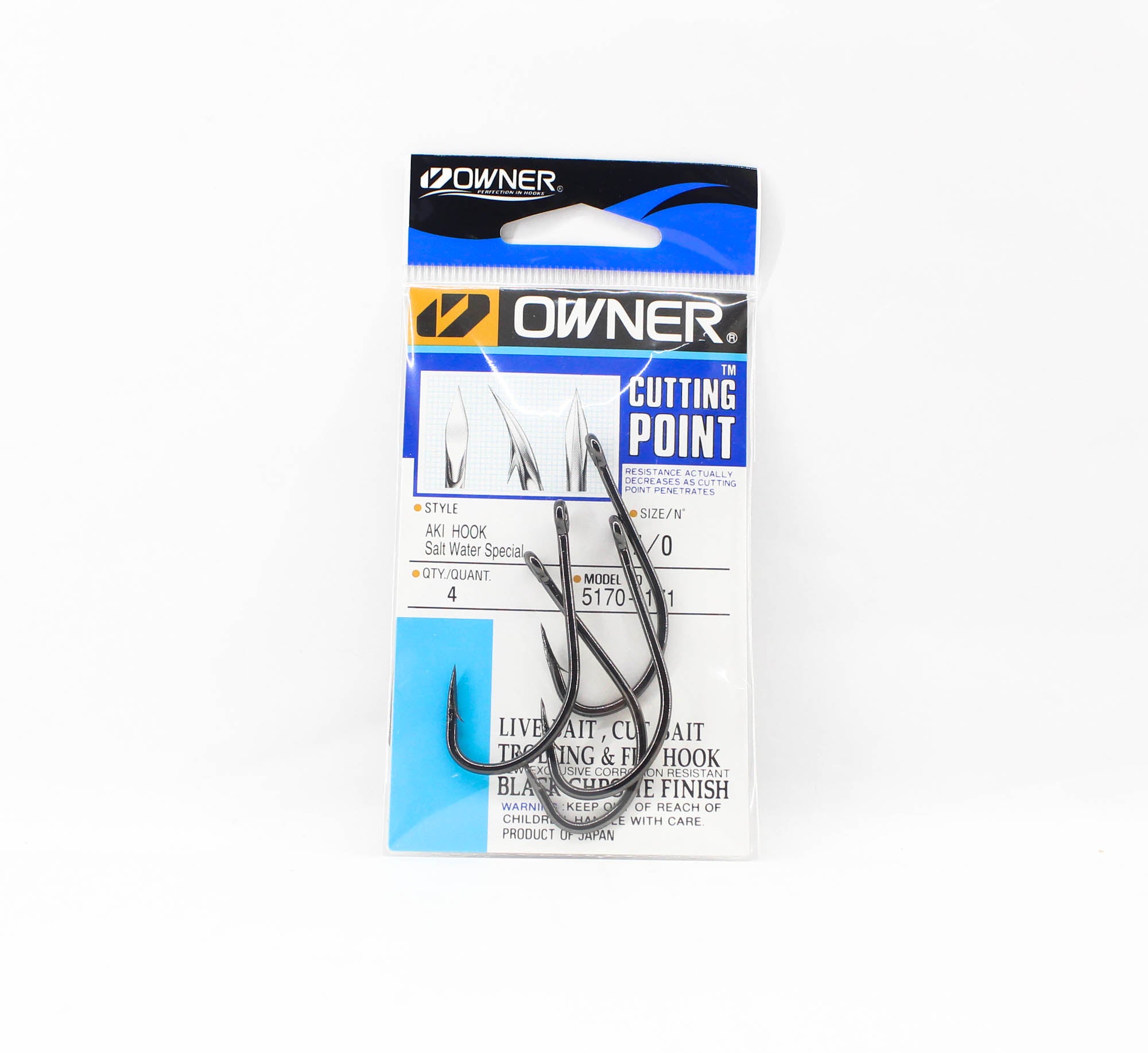 Owner 5170 Aki SW Special Hook Size 7/0 (0021)