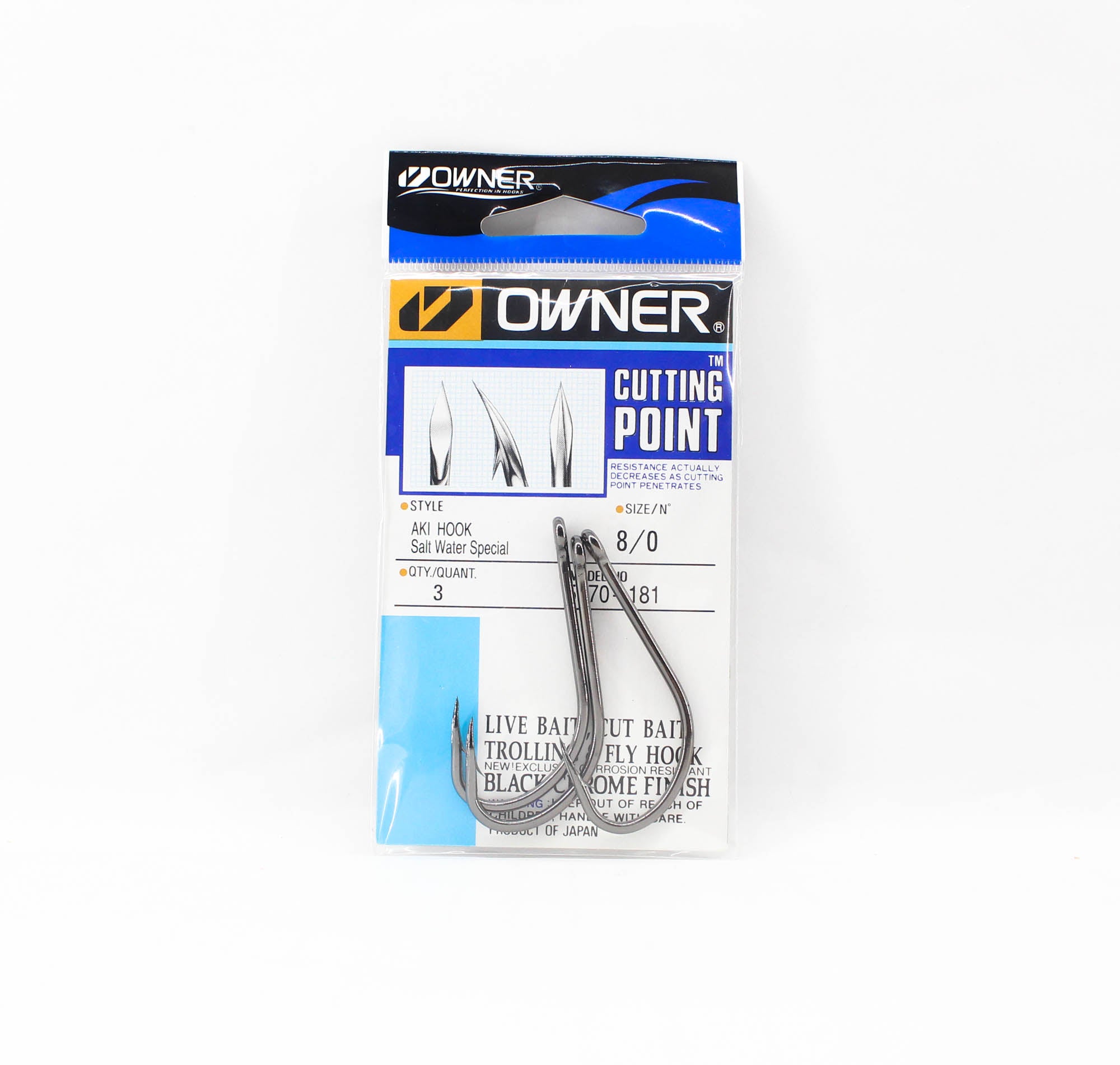 Owner 5170 Aki SW Special Hook Size 8/0 (0038)