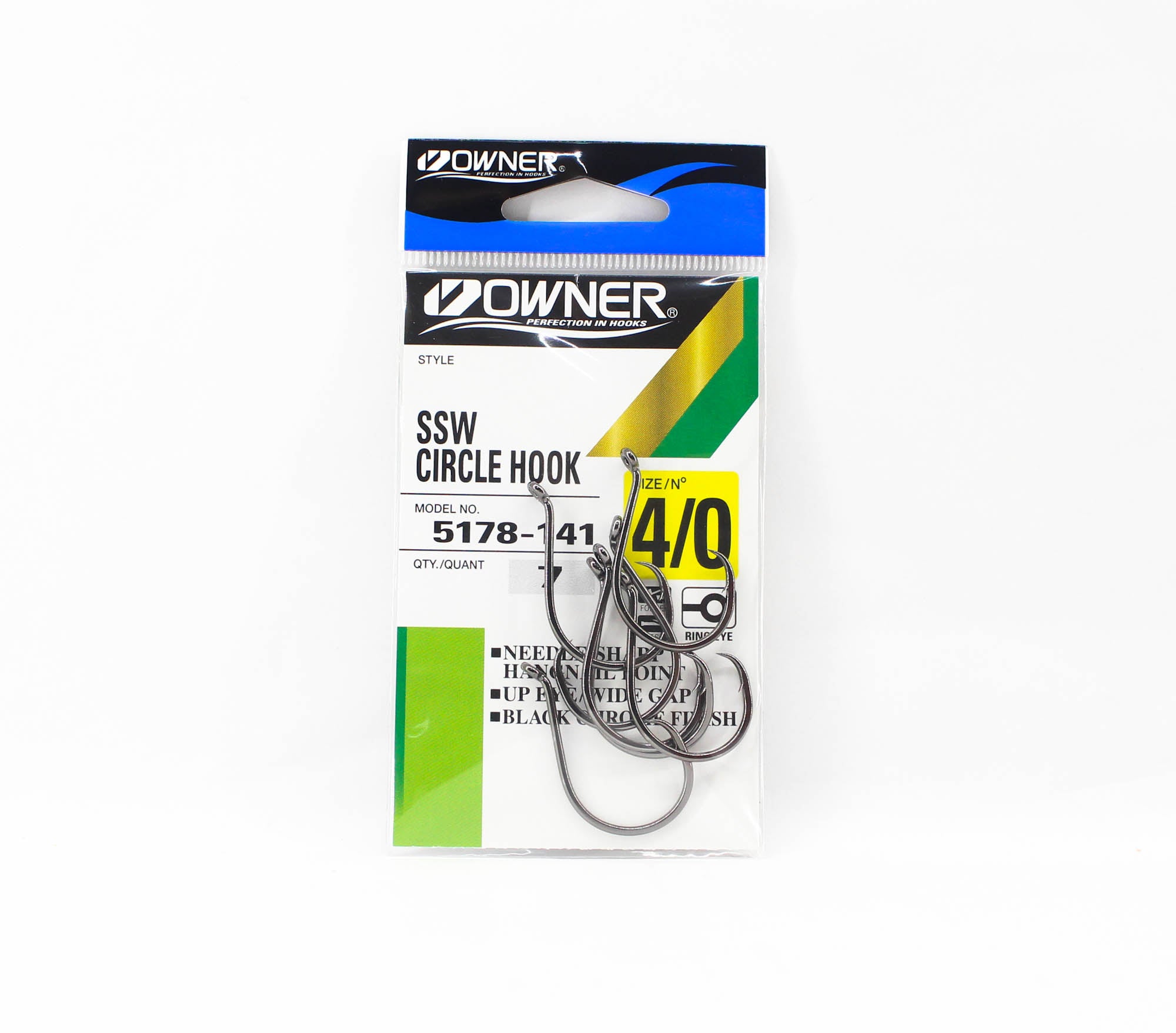 Owner 5178 SSW Circle Hook Size 4/0 (0106)
