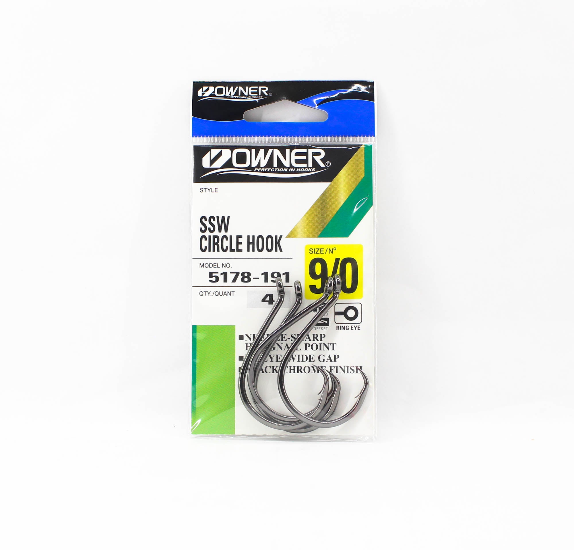 Owner 5178 SSW Circle Hook Size 9/0 (0151)