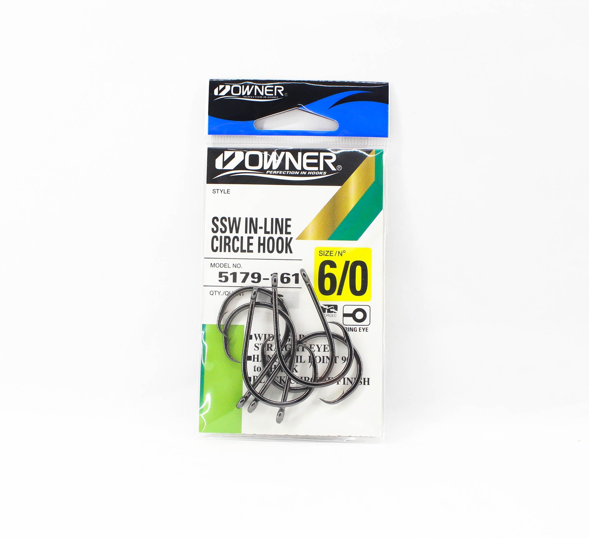 Owner 5179 SSW In Line Circle Hook Size 6/0 (0199)