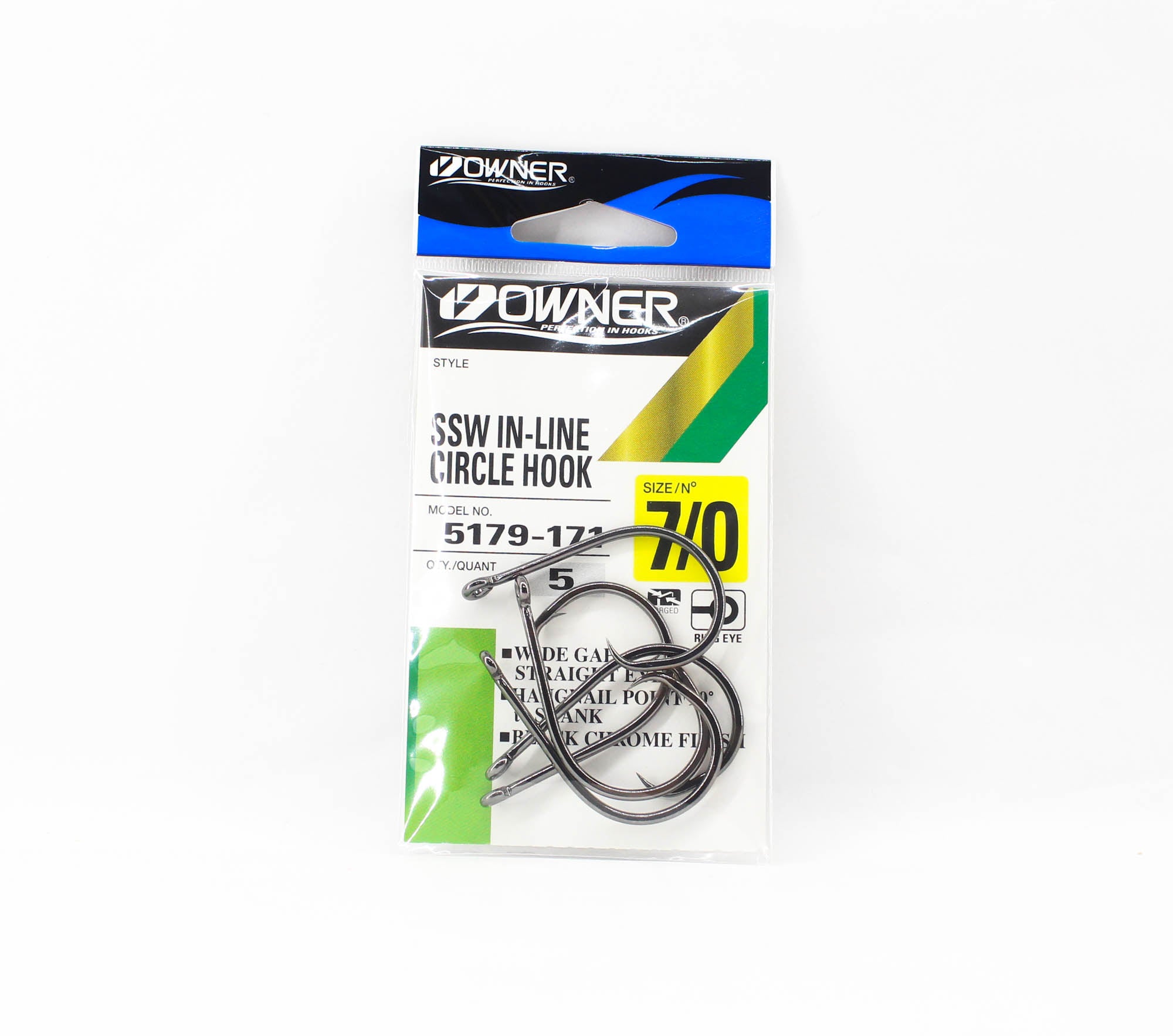 Owner 5179 SSW In Line Circle Hook Size 7/0 (0205)
