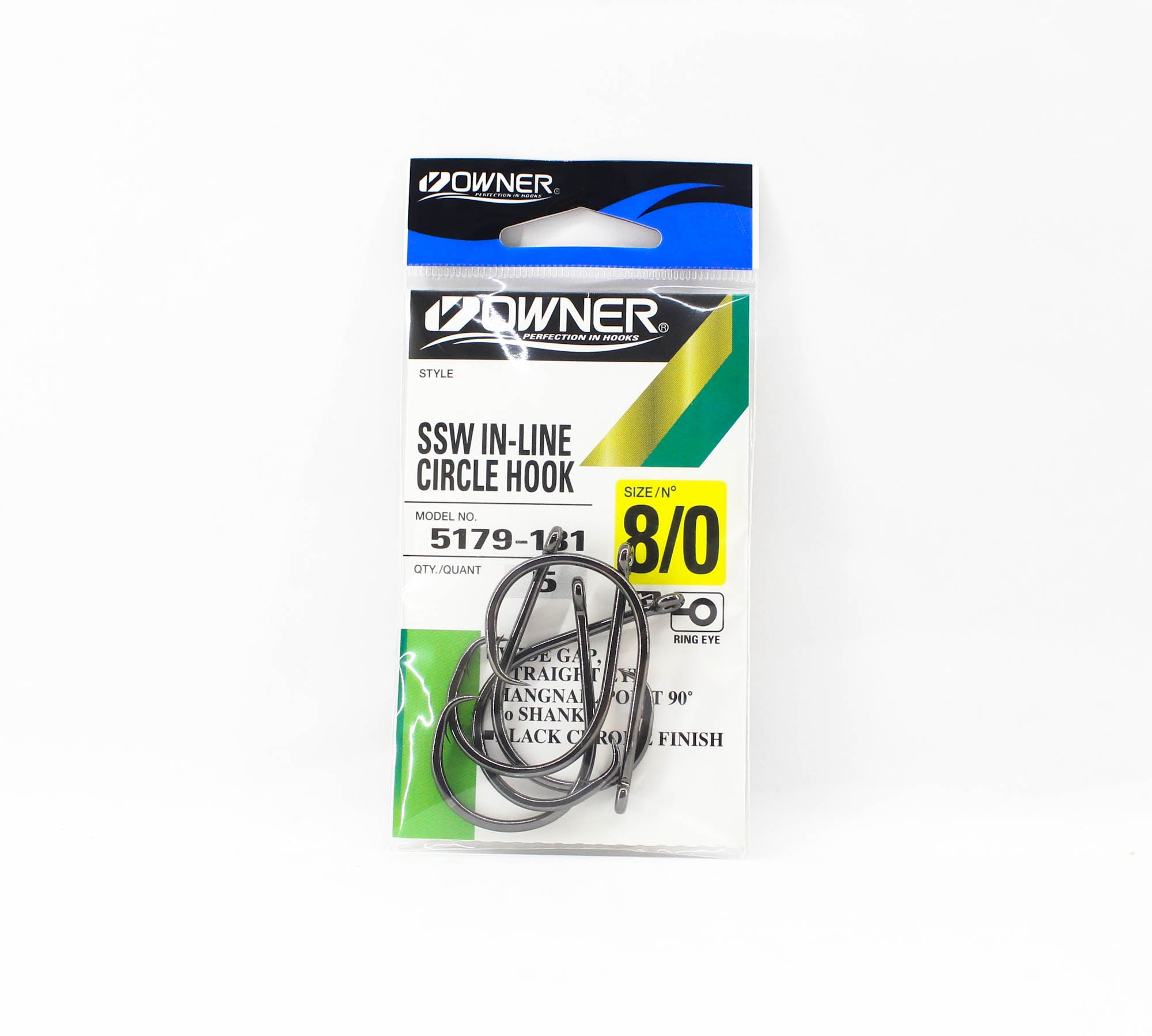 Owner 5179 SSW In Line Circle Hook Size 8/0 (0212)