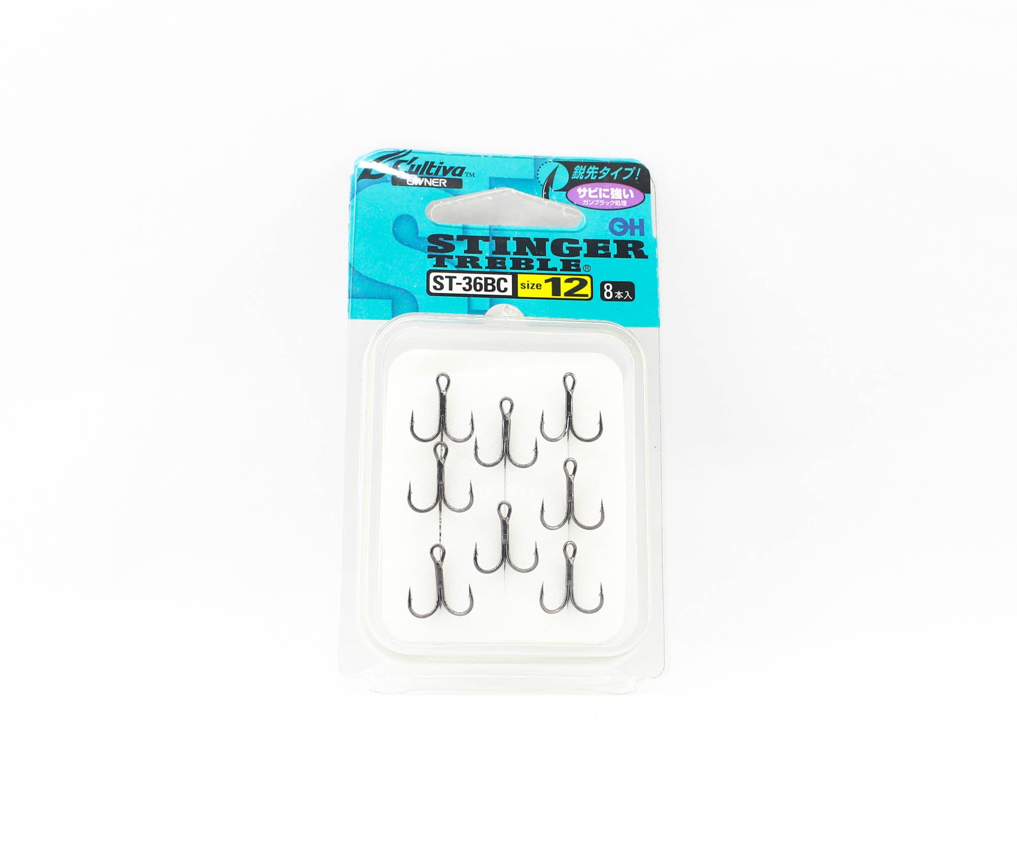 Owner ST-36 BC Treble Hook Black Size 12 (8485)