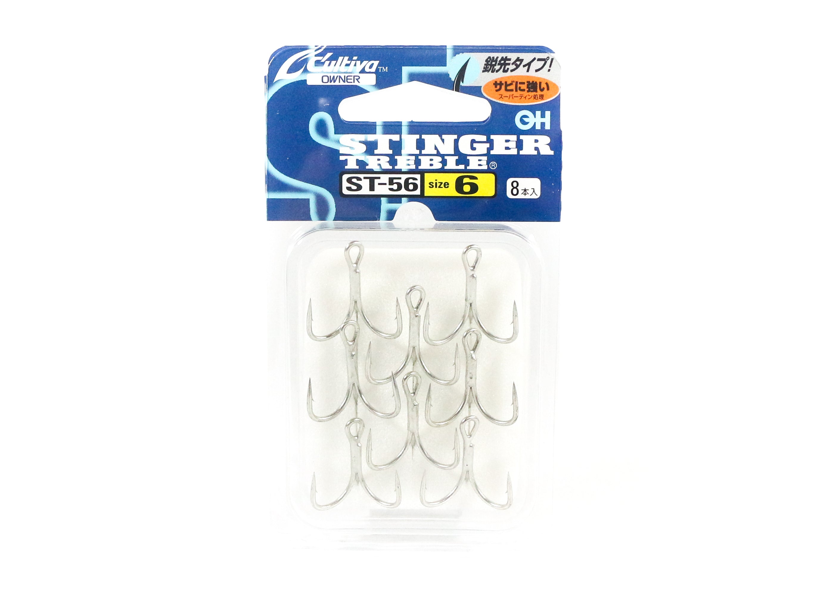 Owner ST-56 TN 3X Treble Hook Heavy Duty Size 6 (9147)