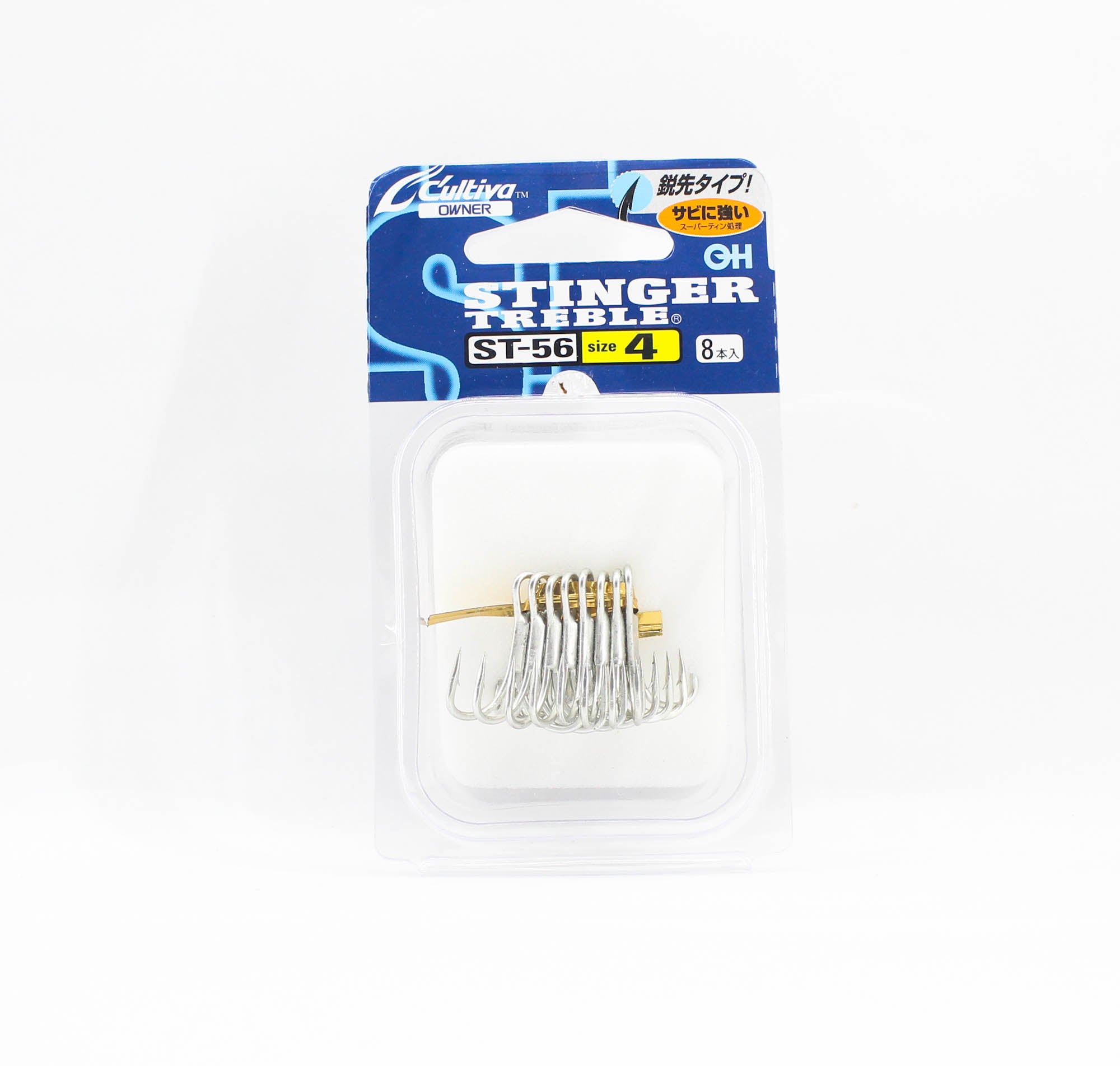 Owner ST-56 TN 3X Treble Hook Heavy Duty Size 4 (9154)