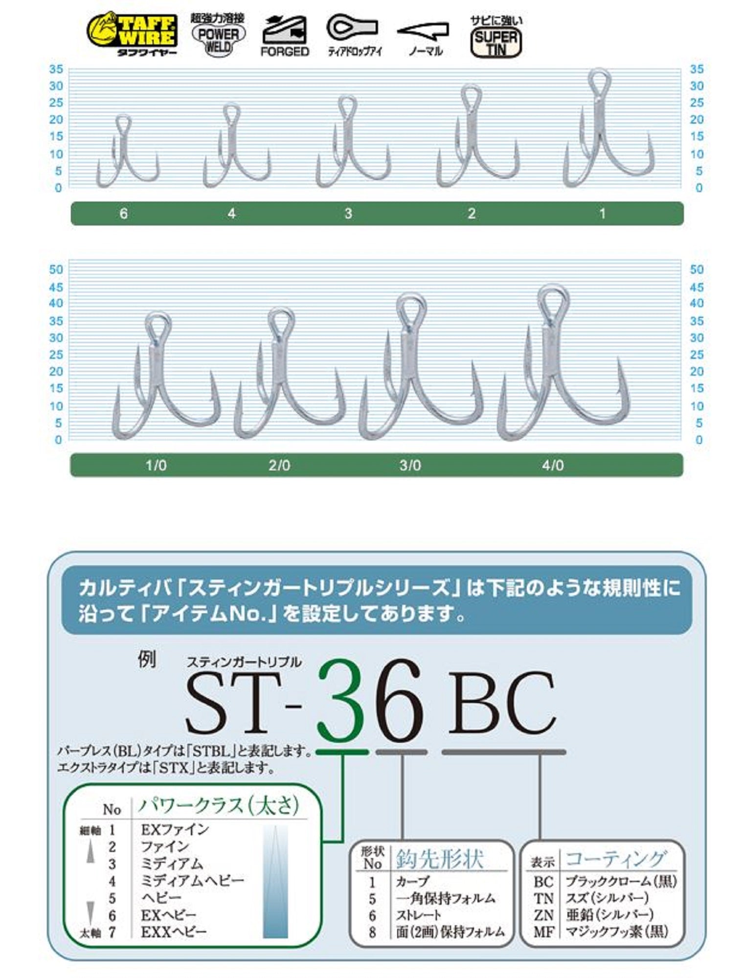 Owner STX-58 Stinger Treble Extra Treble Hook Size 2 (9277)