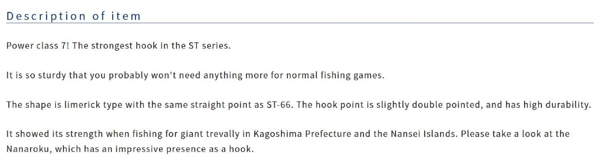 Owner ST-76 TN 4X Treble Hook Heavy Duty Size 4/0 (9499)