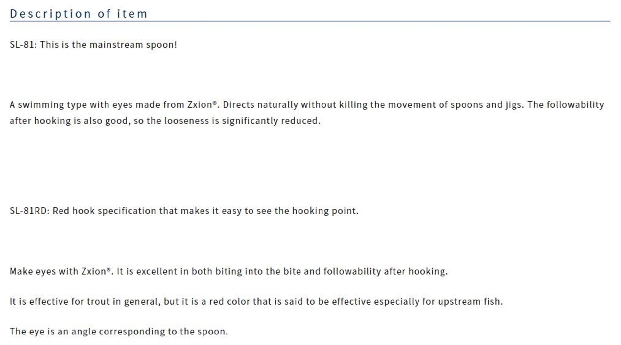 Owner SL-81 Single Hook Loop Eye Short Assist Lure Hook 4 (9529)