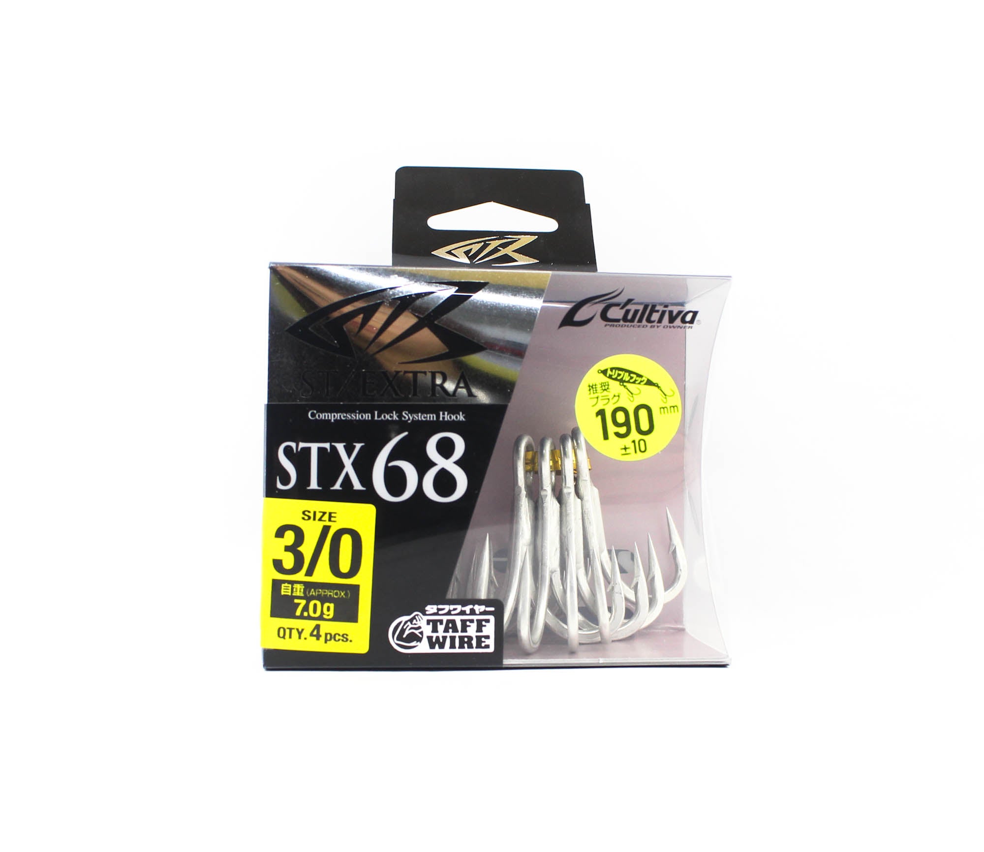 Owner STX-68 Stinger Treble Extra Treble Hook Size 3/0 (9864)