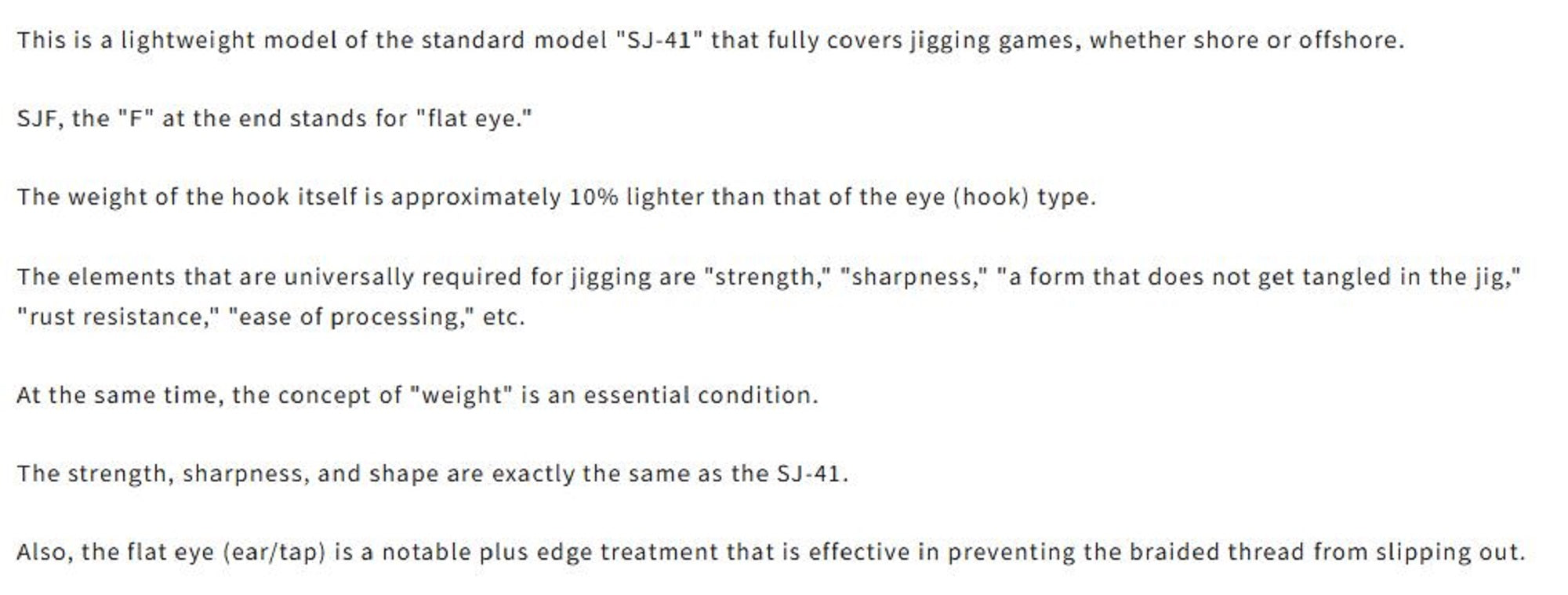 Owner SJF-41 TN Stinger Jigging Hook Size 2/0 (0110)