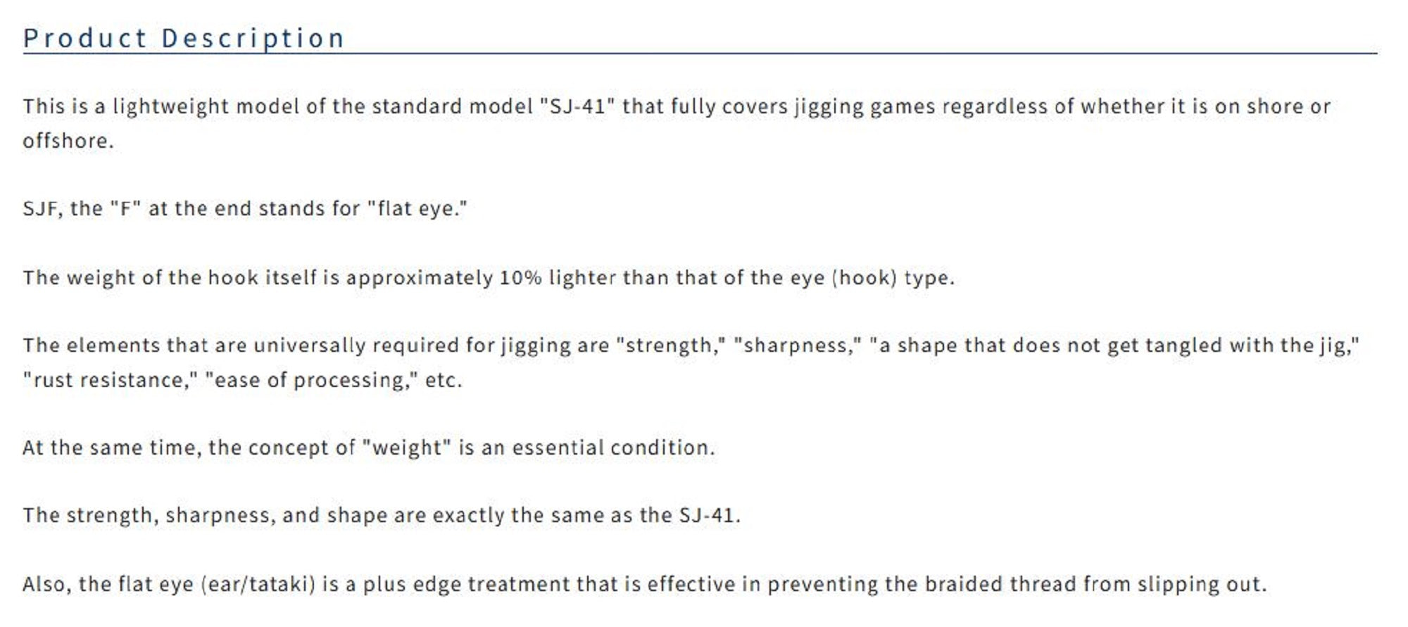 Owner SJF-41 TN Stinger Jigging Hook Size 4/0 (0134)