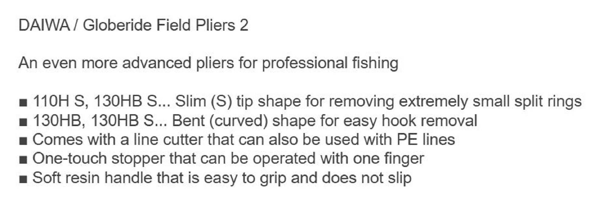 Daiwa Pliers Split Ring 130HB 130mm Bent Tip BU (5084)