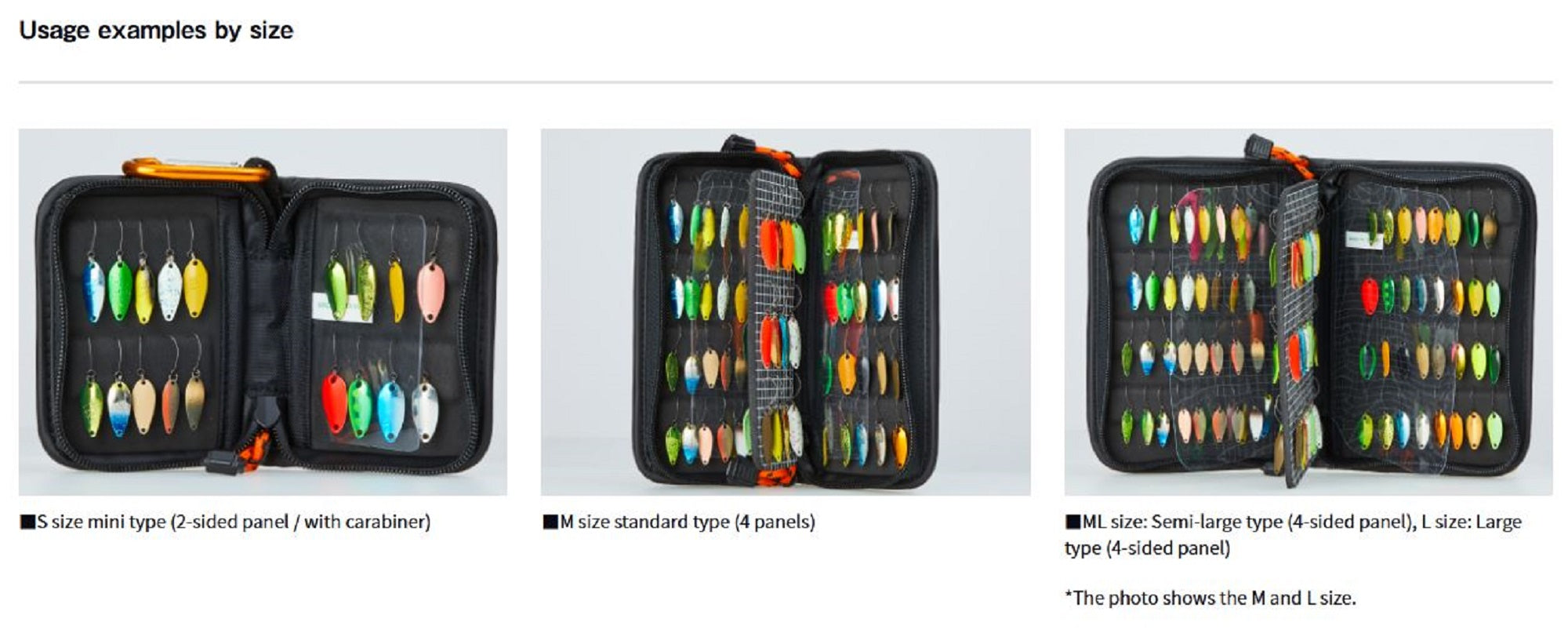 Daiwa Presso Spoon Wallet Size M 9 x 18 x 4 mm Black (0355)