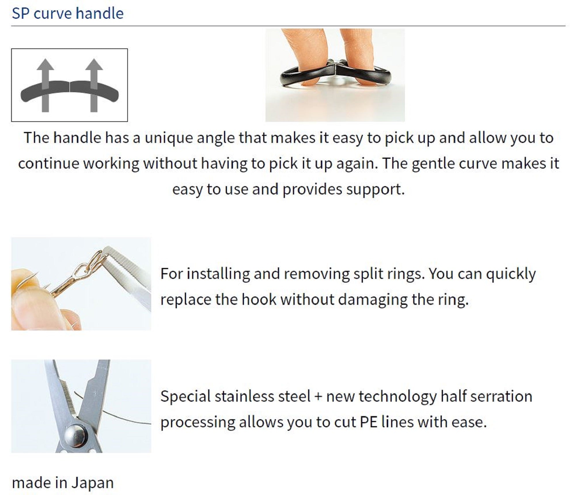 Snow Peak Carp AC-116 Split Ring Opener Scissors 110mm 17 grams (1258)