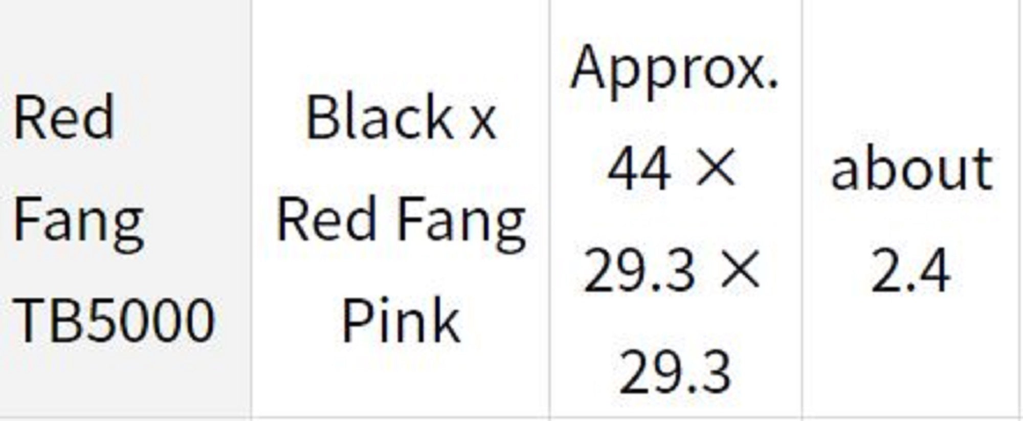 Daiwa TB-5000 Bucket Mouth (440 x 293 x 293 mm) Red Fang (3208)