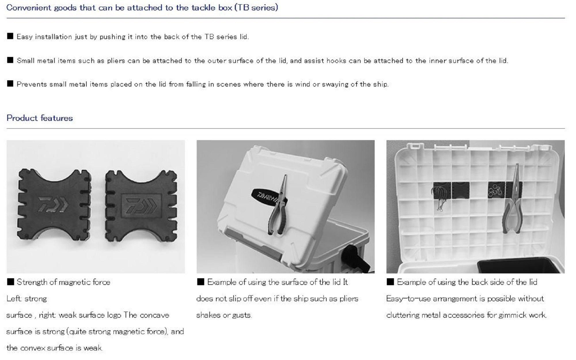 Daiwa Tackle Box Magnet Type TB 5000 (2521)