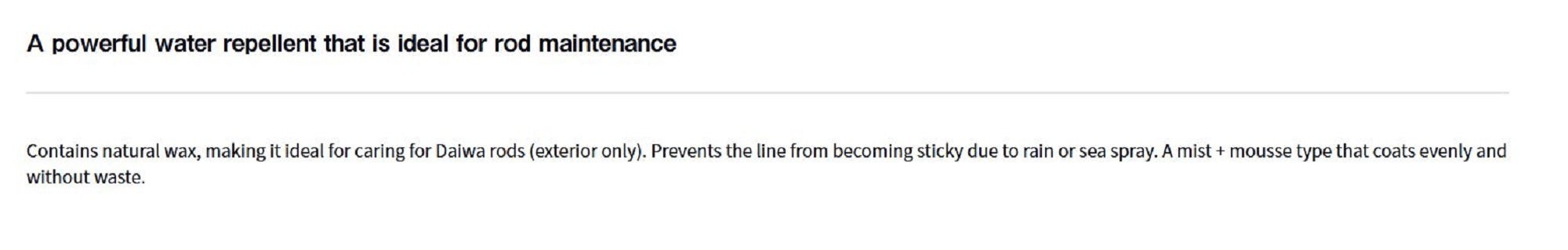 Daiwa Rod Guard II Maintainence Spray 100ml (4095)
