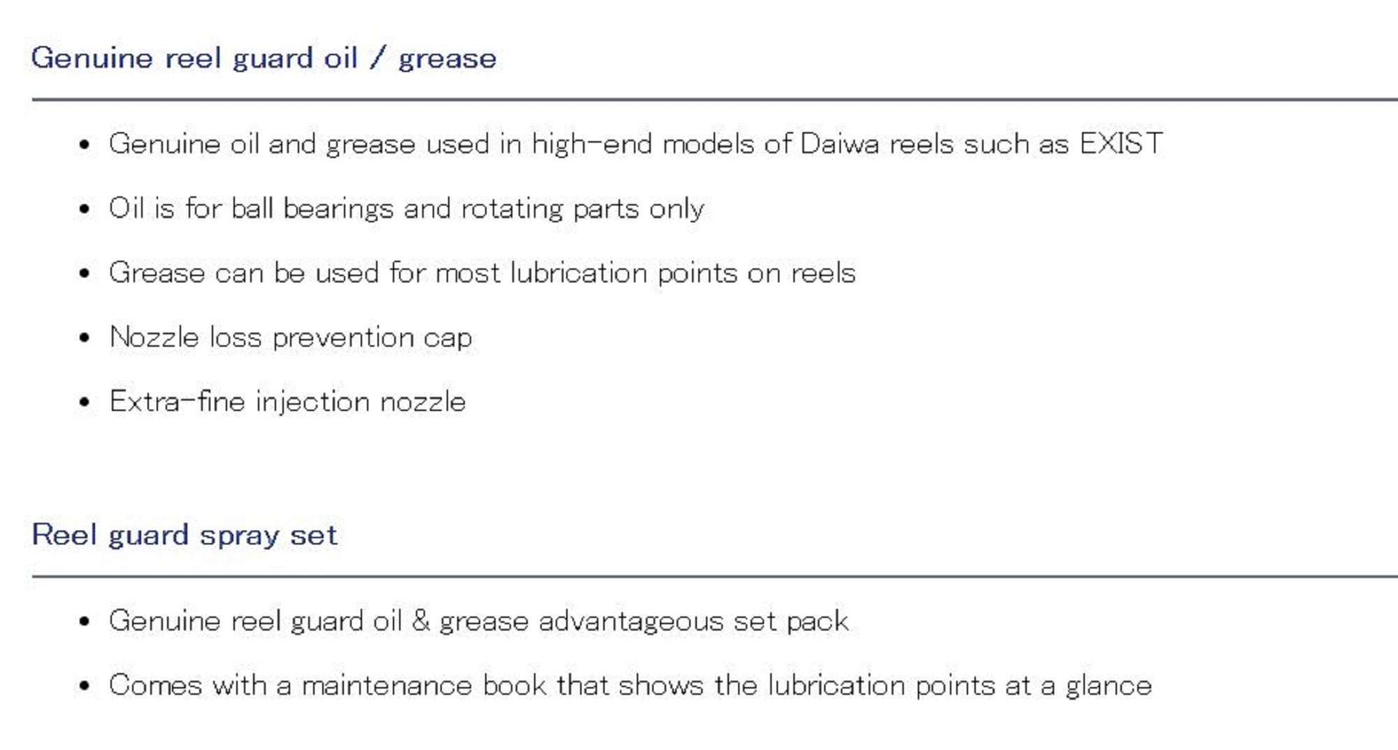 Daiwa Reel Guard Spray Grease And Oil Set (9048)