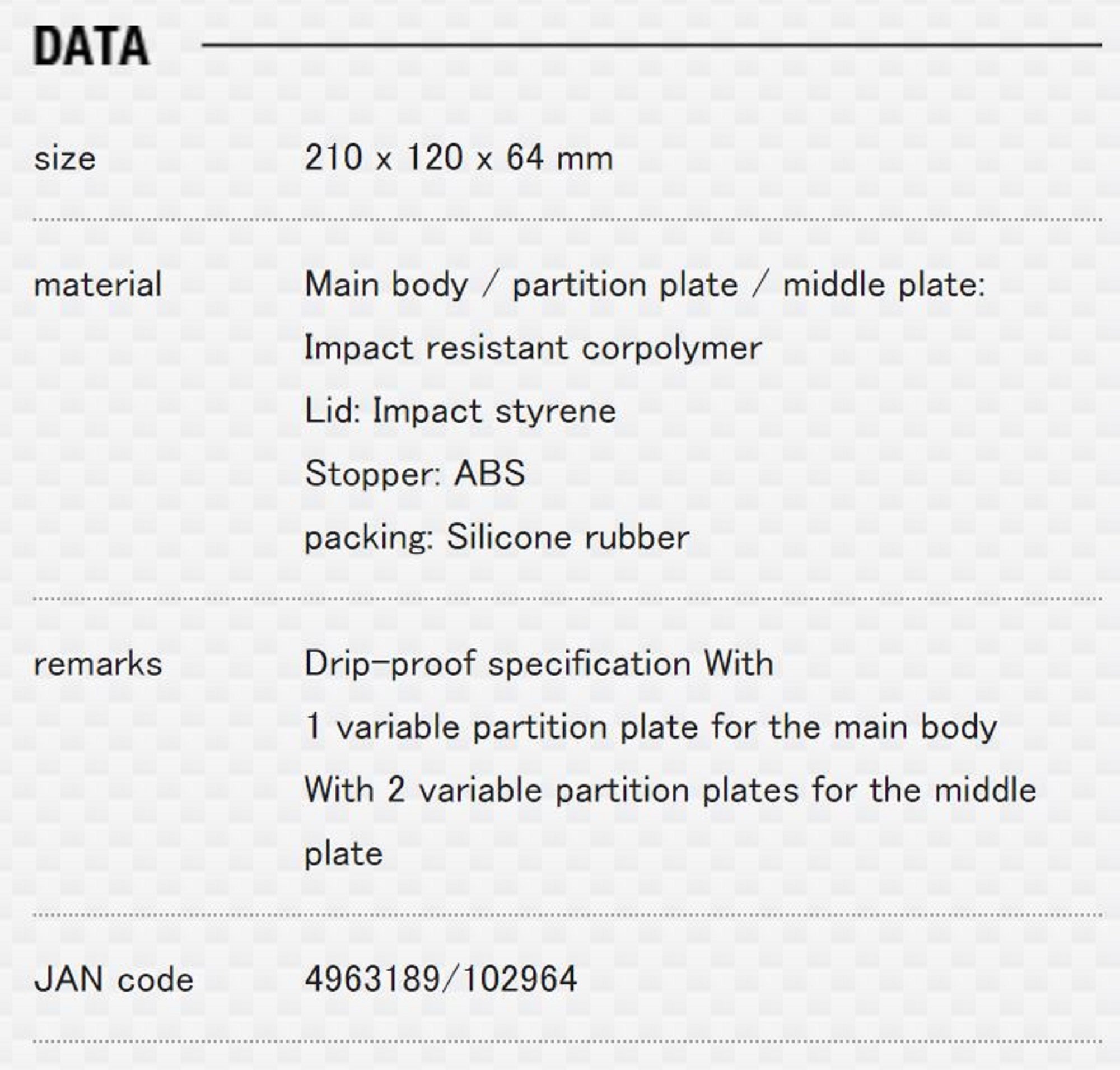 Meiho Water Guard 18 (210 x 120 x 64 mm) (2964)