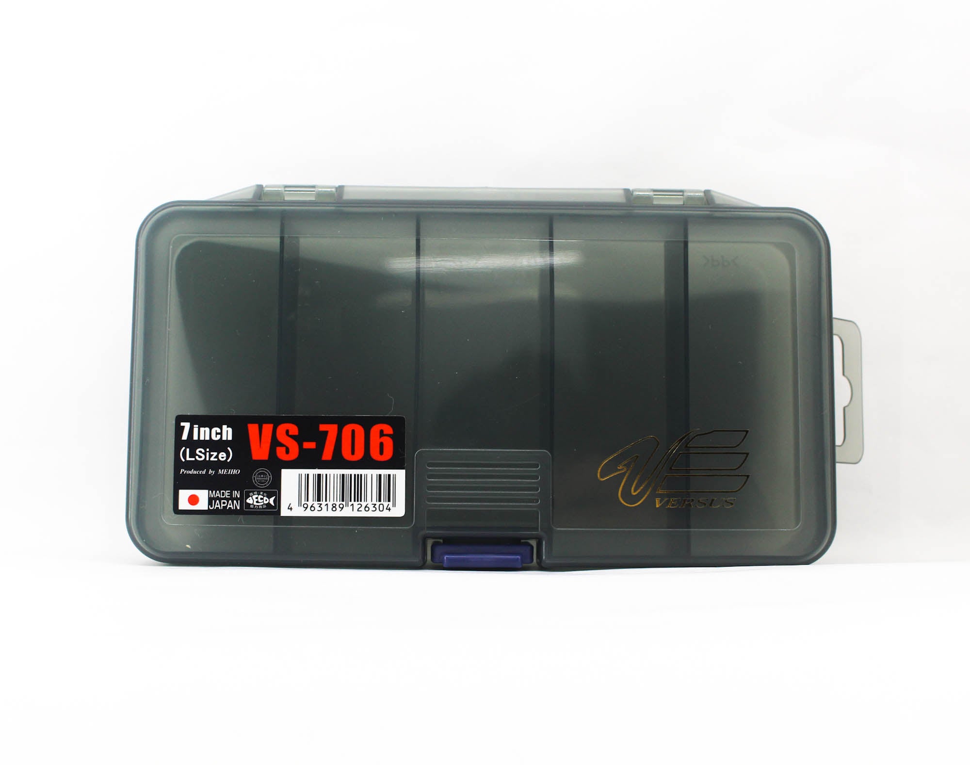 Meiho VS-706 Tackle Box - Kleine Tragbare Werkzeugbox (186x103x34 Mm) In Schwarz Für Angelzubehör & Kleinteile Meiho VS-706 Tackle Box - Kleine Tragbare Werkzeugbox (186x103x34 Mm) In Schwarz Für Angelzubehör & Kleinteile