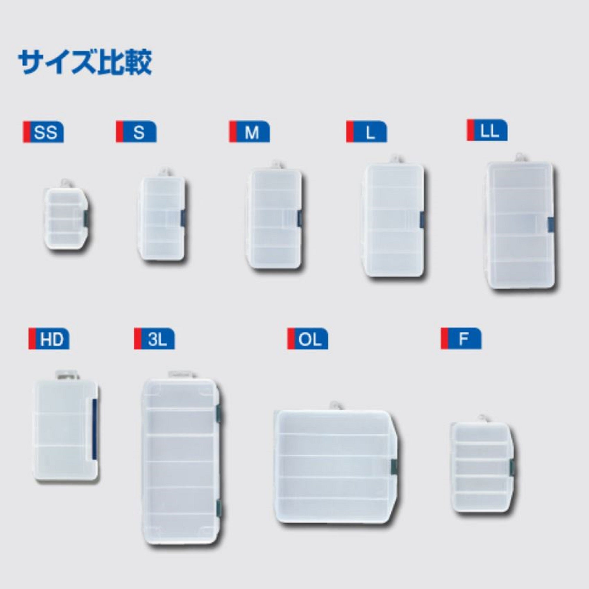 Meiho Utility Case Multi SS (103 x 73 x 23 mm) Clear (4758)
