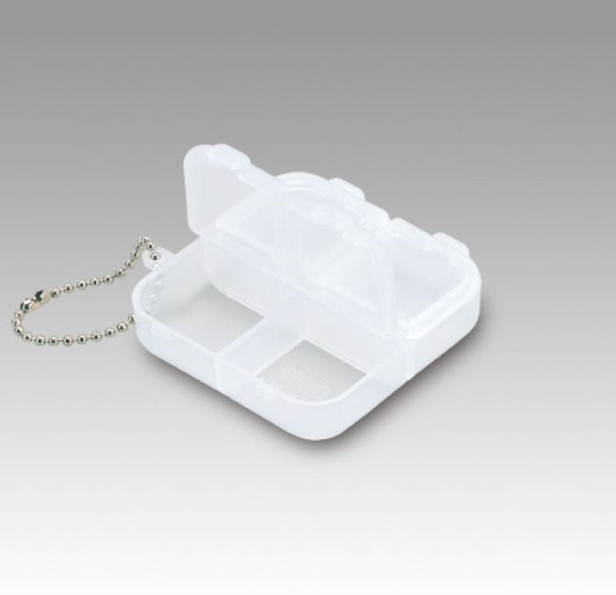 Meiho 4-Koma Small Case (66 x 66 x 18 mm) Clear (4765)