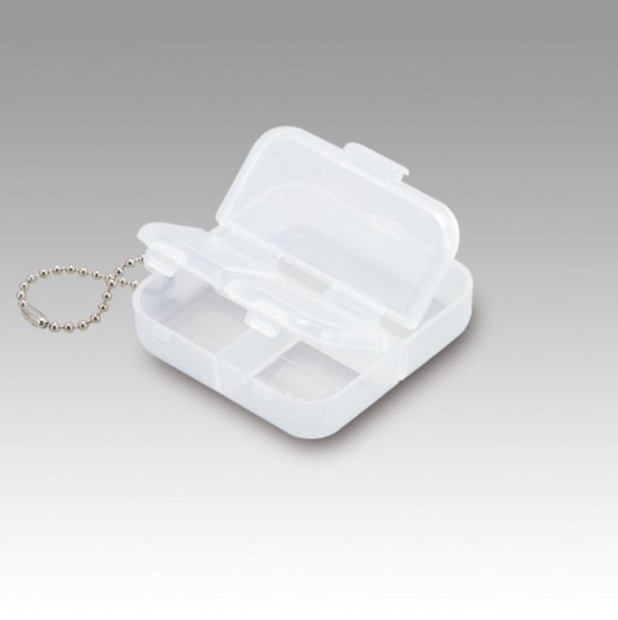 Meiho 3-Koma Small Case (66 x 66 x 18 mm) Clear (4772)