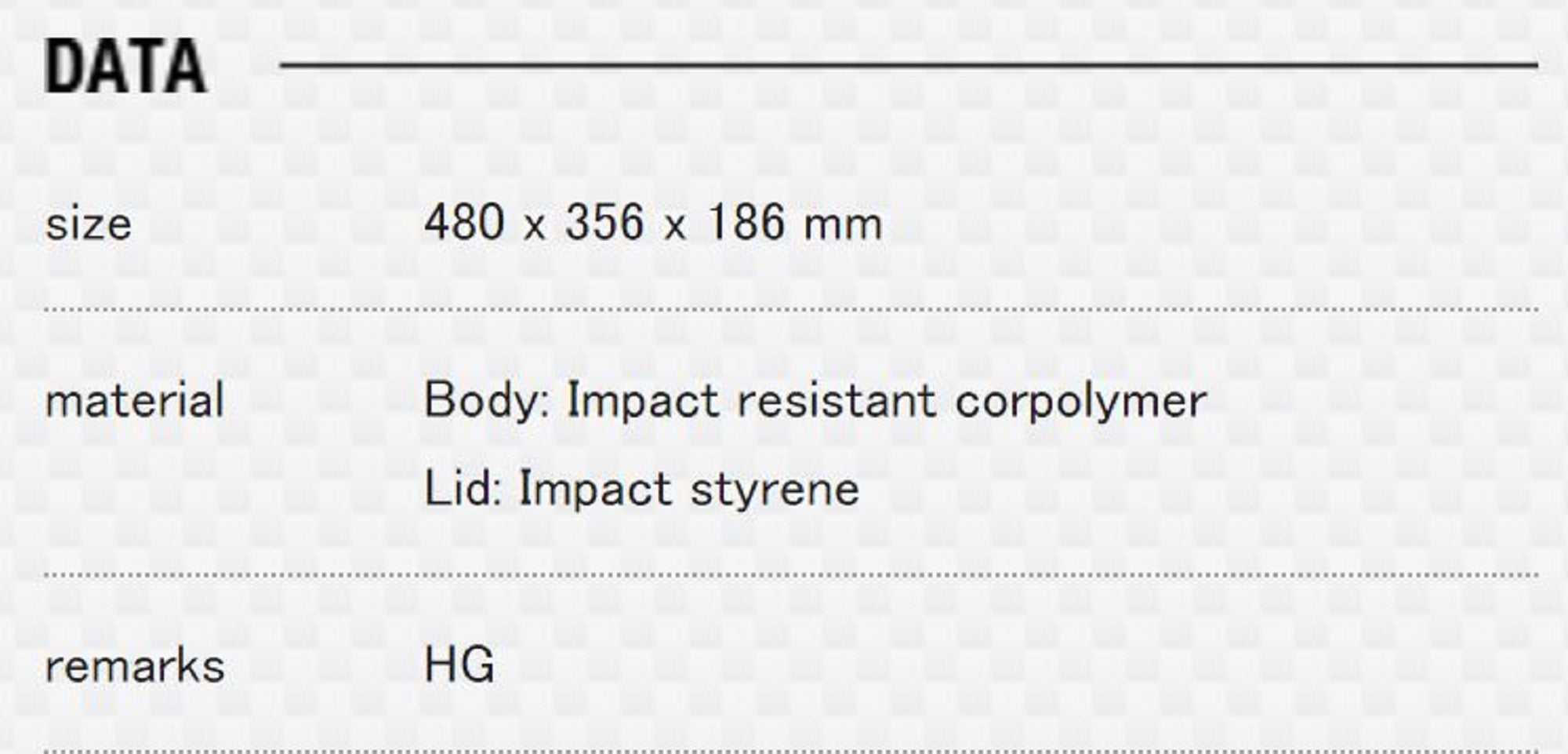 Meiho VS-3080 (480 x 356 x 186 mm) Black (6196)