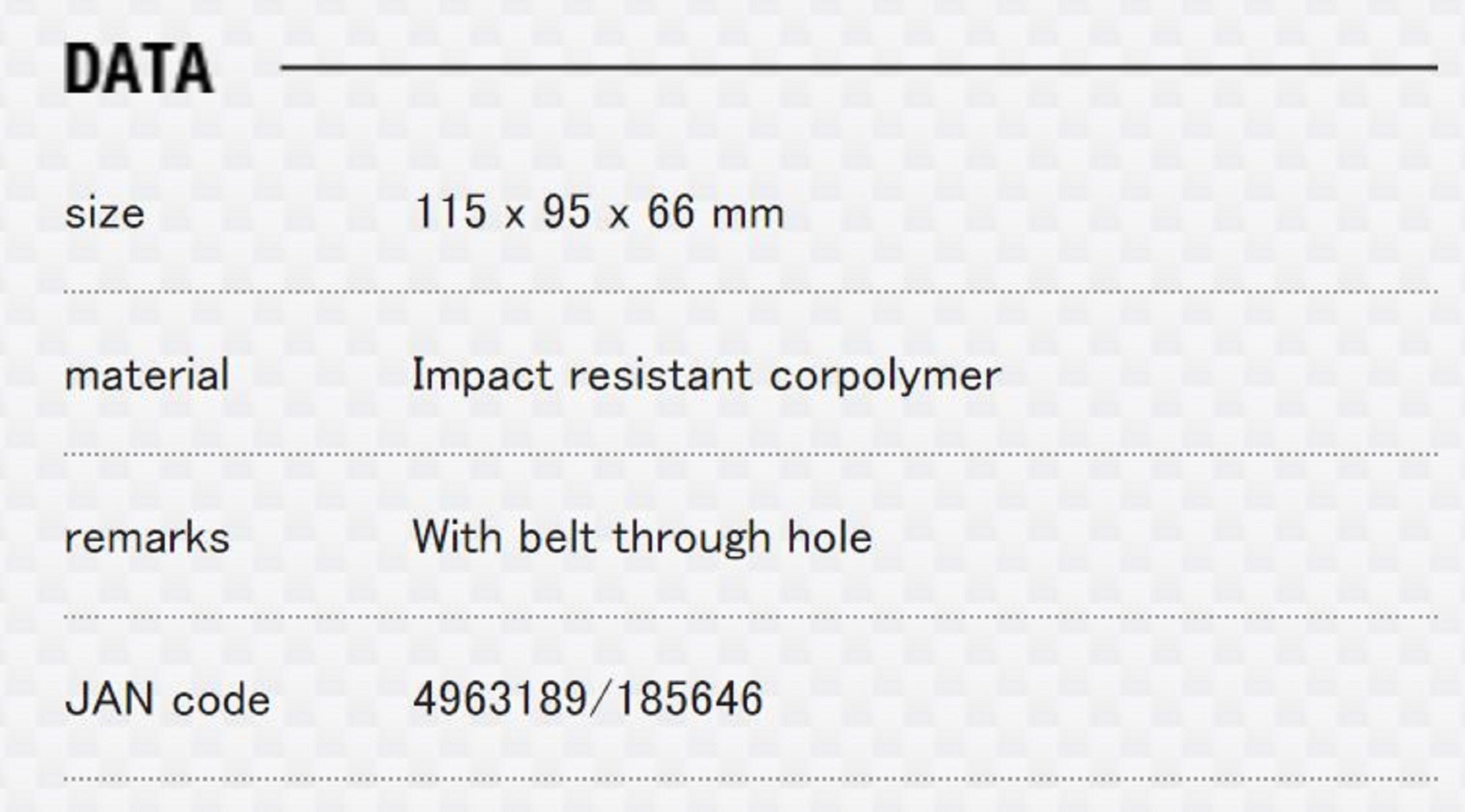 Meiho Bait Box 7 (115 x 95 x 66 mm) Gray (5646)
