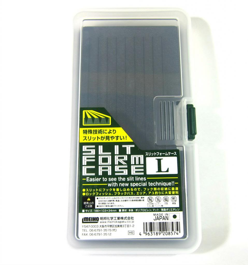 Meiho Slit Form Case LL (214 x 118 x 45 mm) Clear (8581)