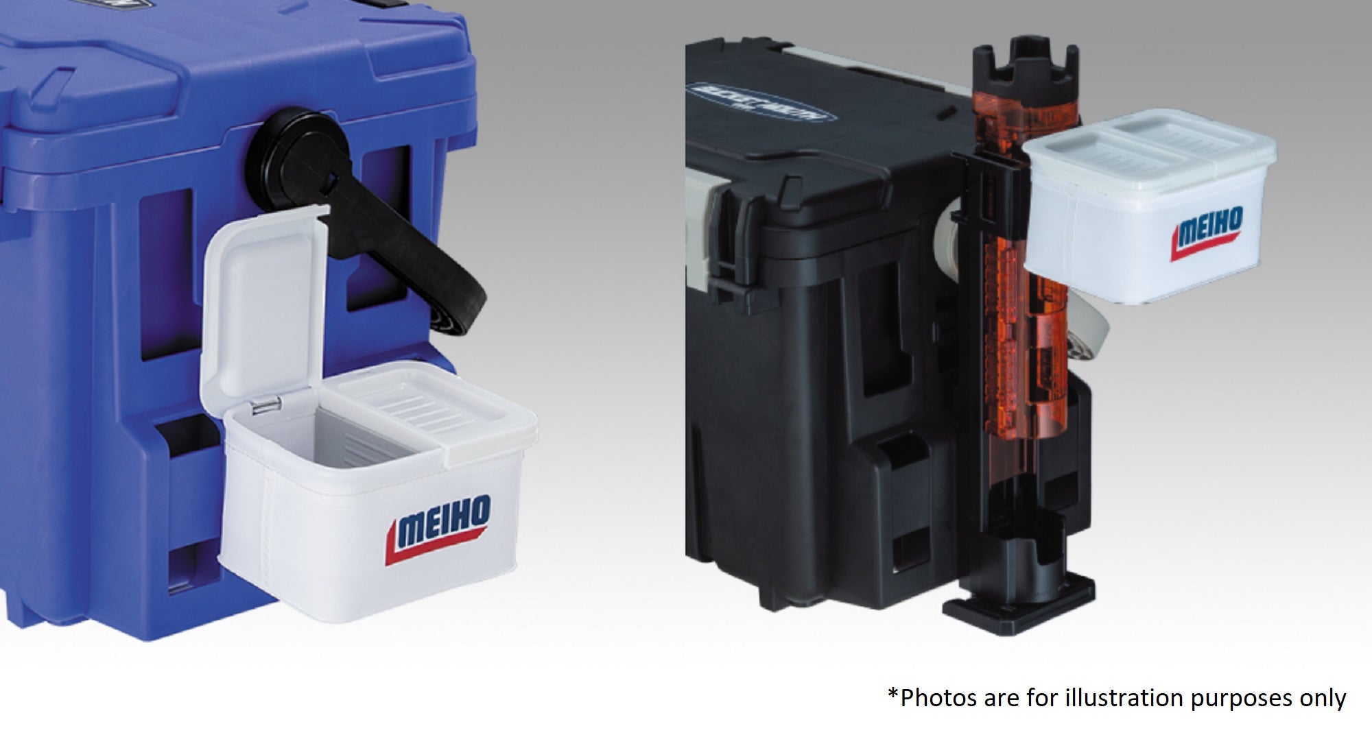 Meiho Bait Box EVA BM-L (150 x 120 x 80 mm) White (5470)