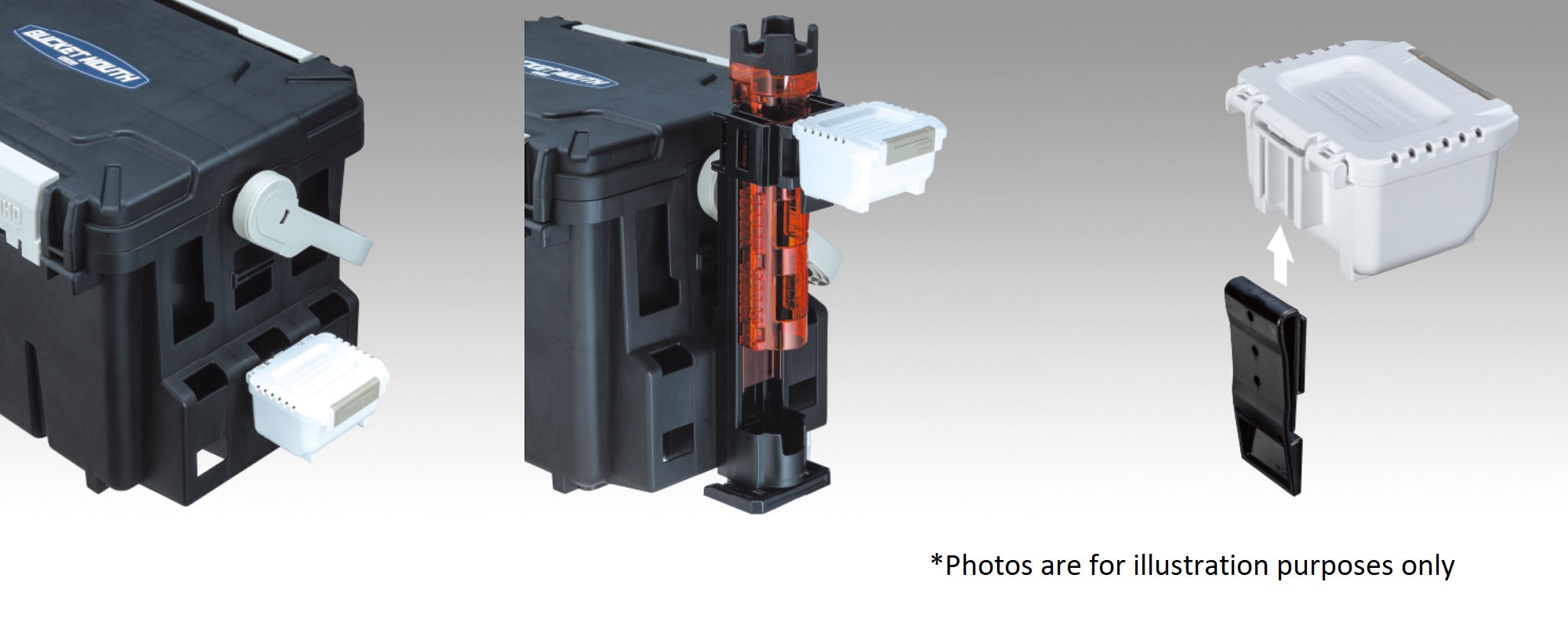 Meiho Bait Box BM-S (100 x 90 x 60 mm) White (5487)