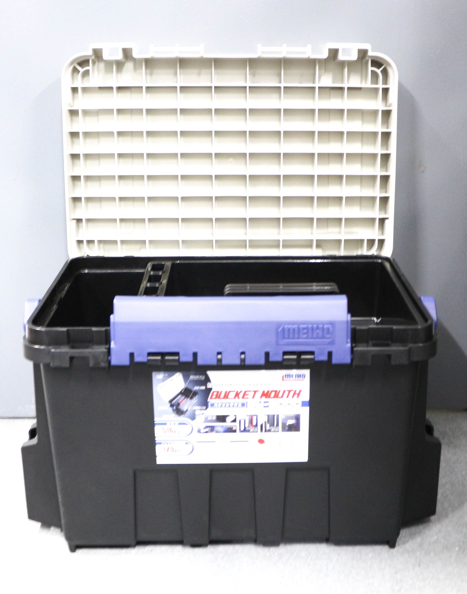 Meiho BM-9000 Bucket Mouth (540 x 340 x 350 mm) Black (1196)