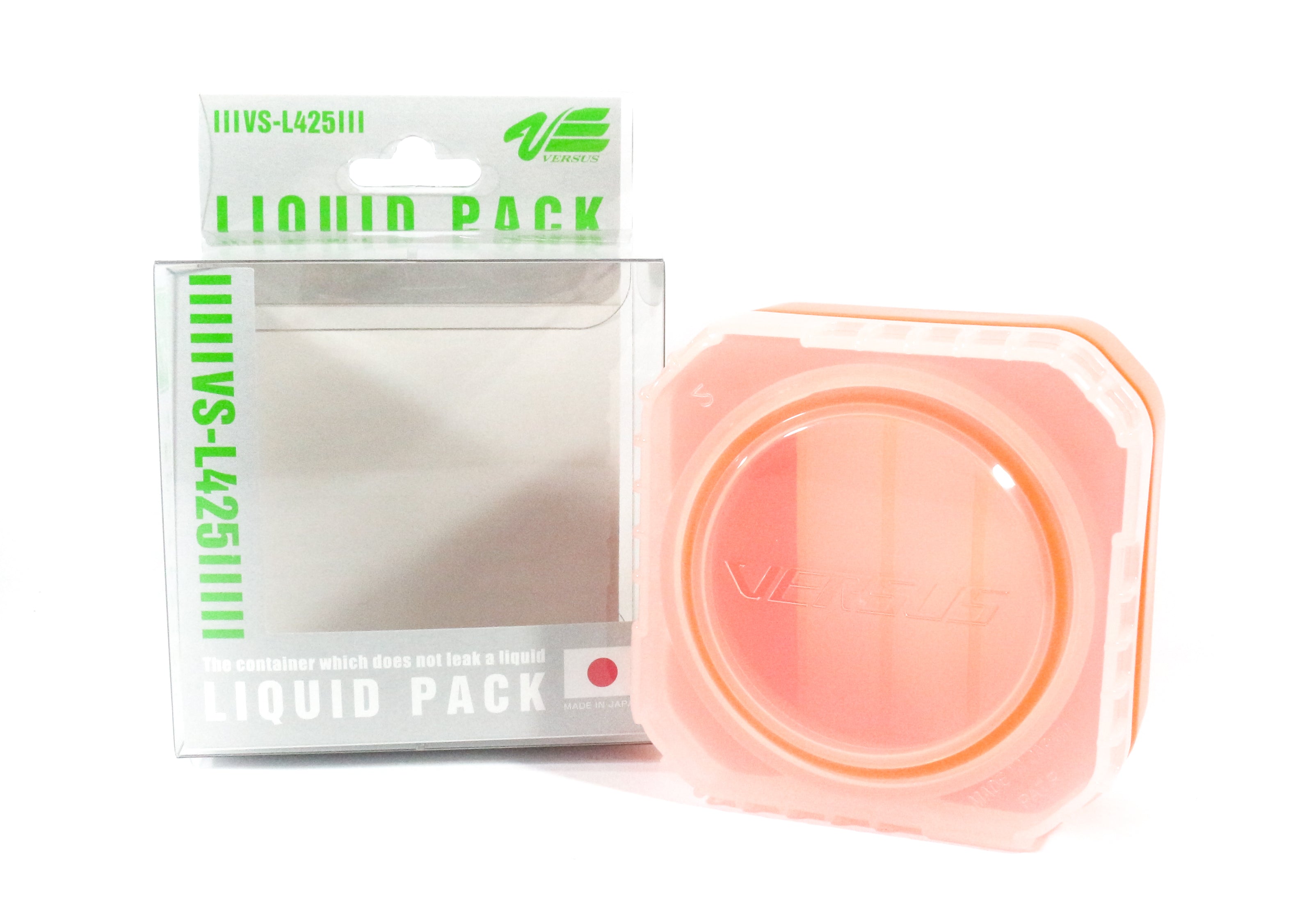 Meiho VS-L425 Liquid Pack Container Soft Plastics 80 x 80 x 44 mm Or (1394)