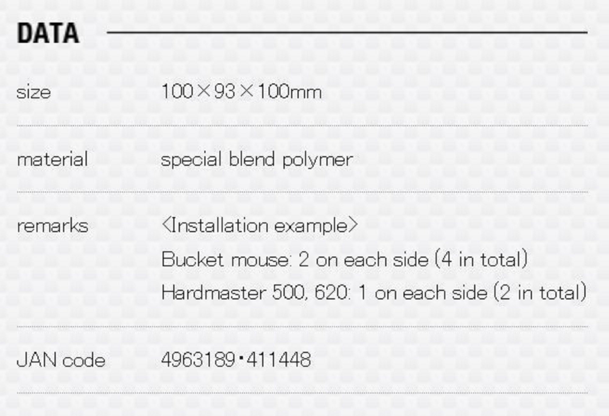 Meiho BM 100 Parts Case (100 x 93 x 100 mm) Clear (1448)